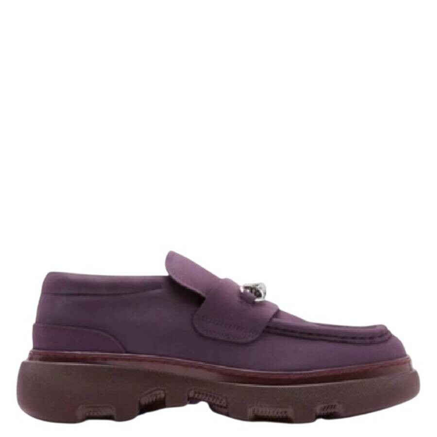 Burberry Nubuck Creeper Clamp Loafers, Brand Size 36 ( US Size 6 ) - 1