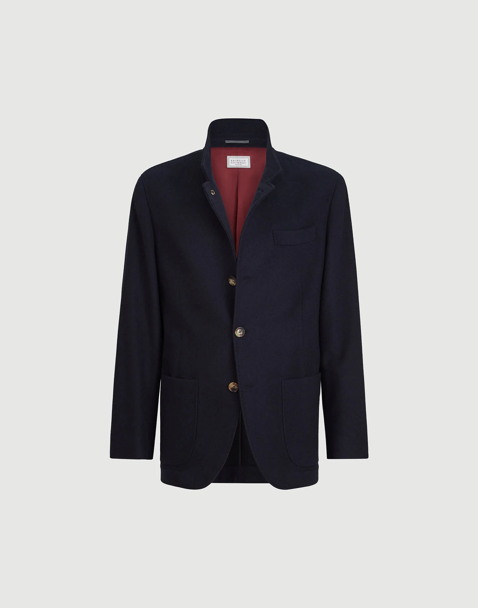 Lightweight water-resistant cashmere outerwear blazer - 1