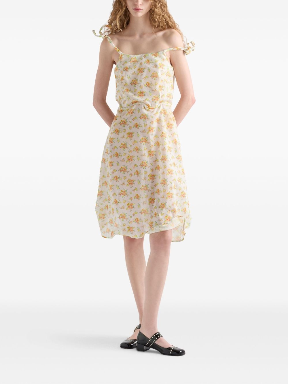 floral-print dress - 2