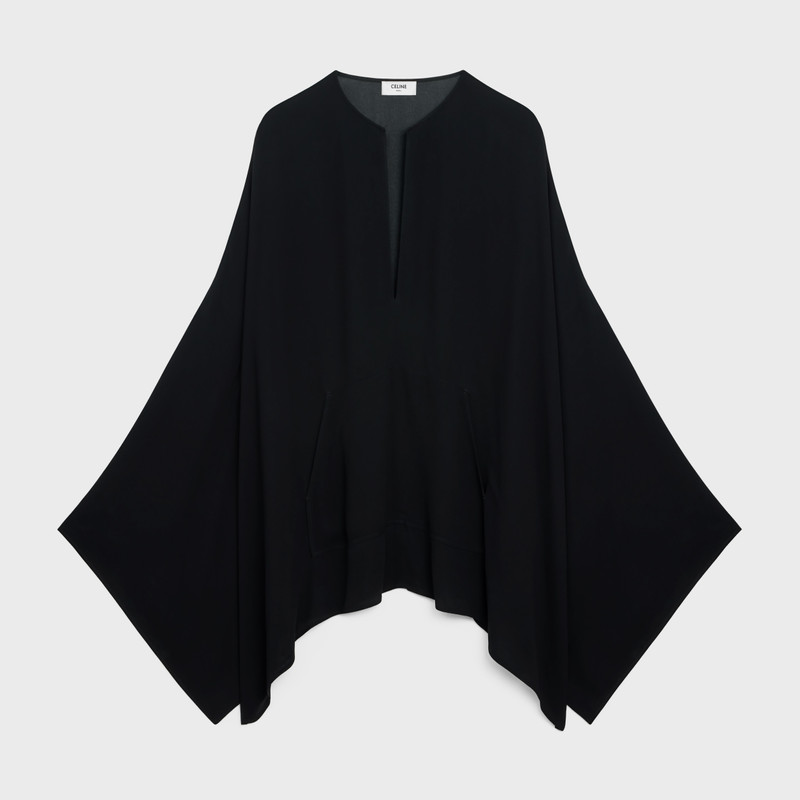 CAFTAN TUNIC IN VISCOSE GEORGETTE 1