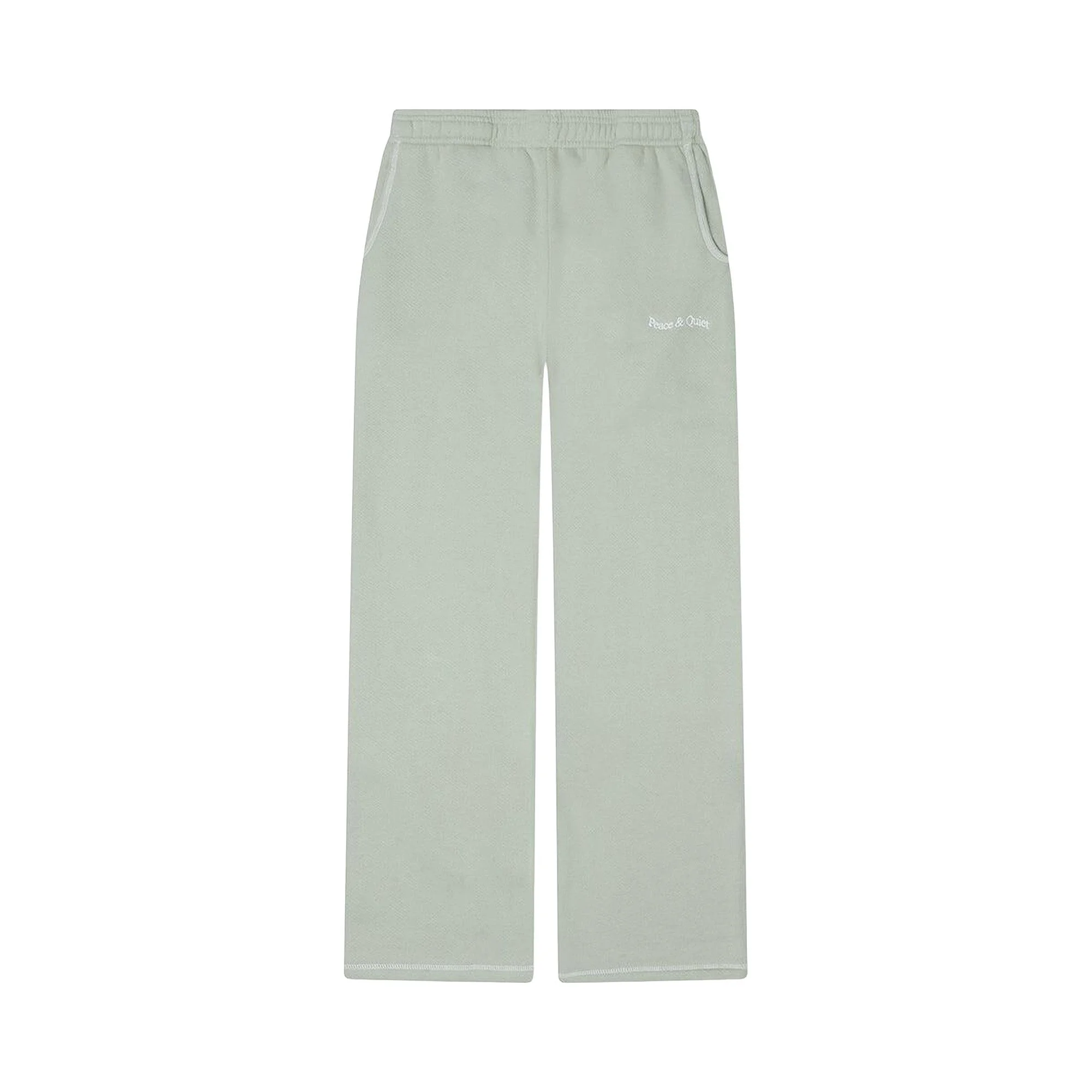 Museum of Peace & Quiet Wordmark Reverse Stitched Sweatpants 'Sage' - 1