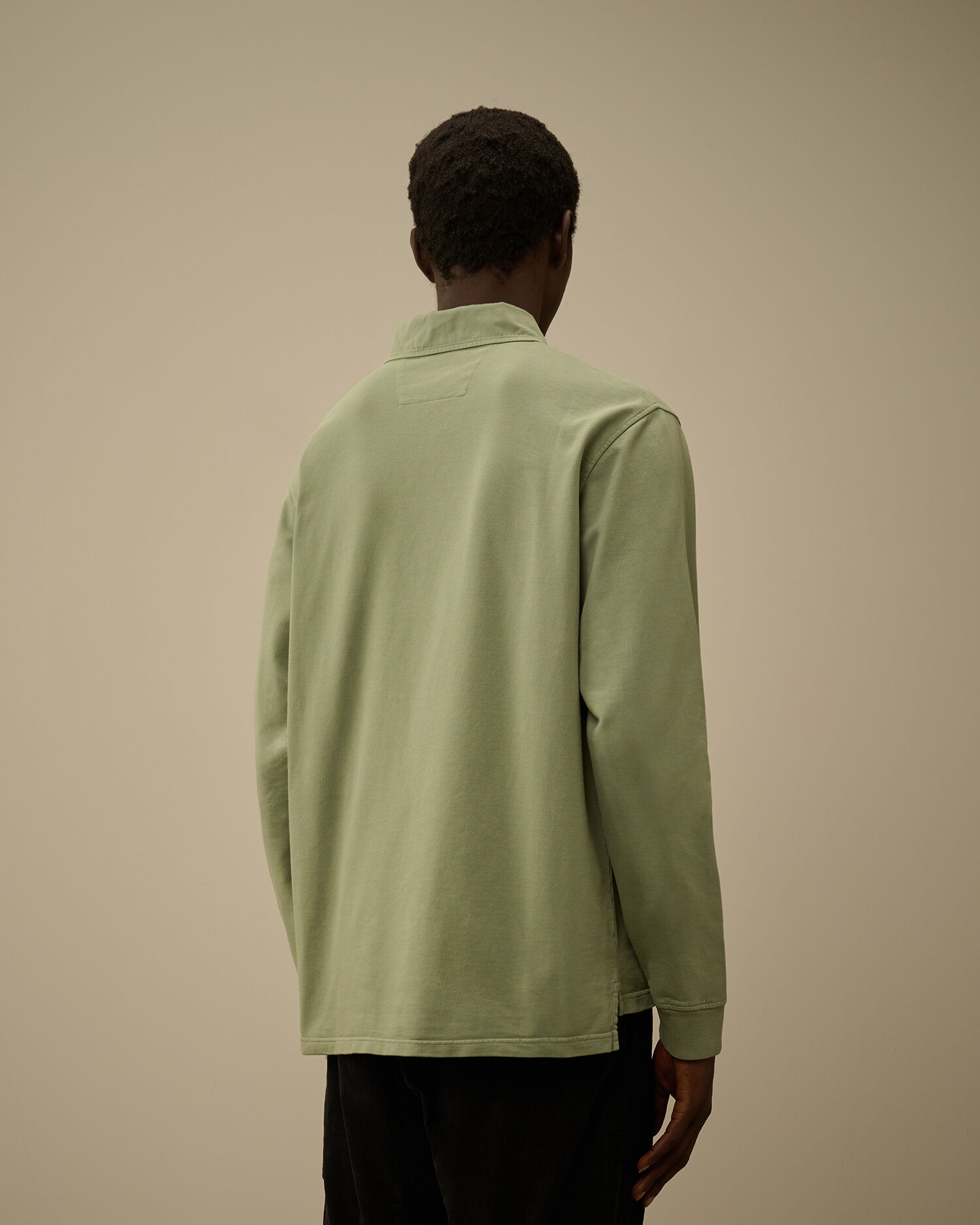 Light Fleece Polo Sweatshirt - 4