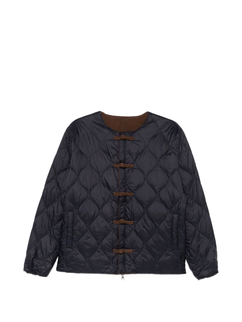 quilted toggle-fastening jacket - 1