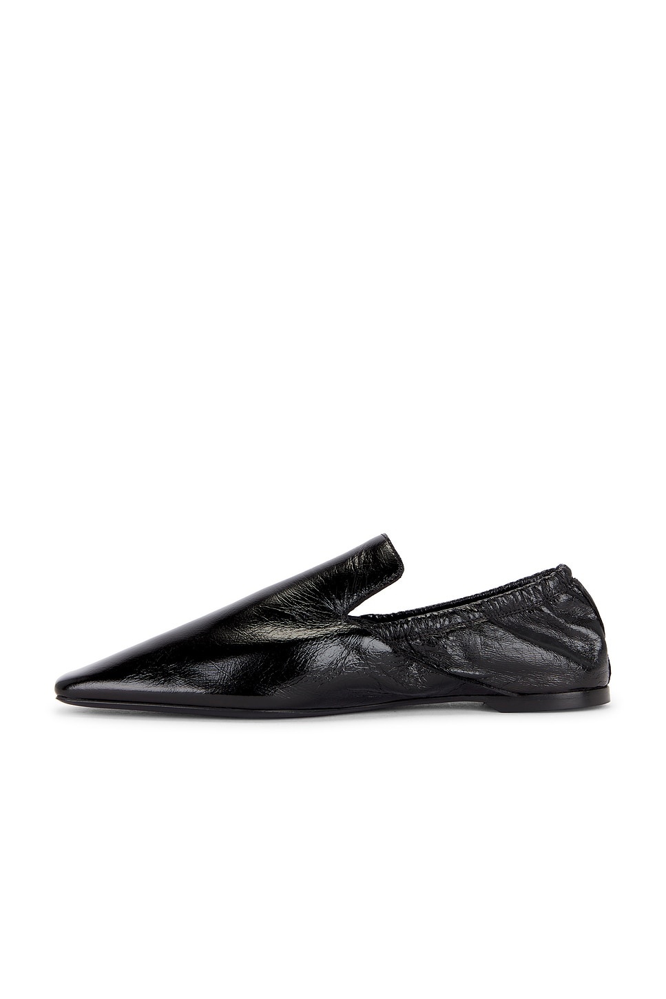 Elastic Back Leather Loafer - 5