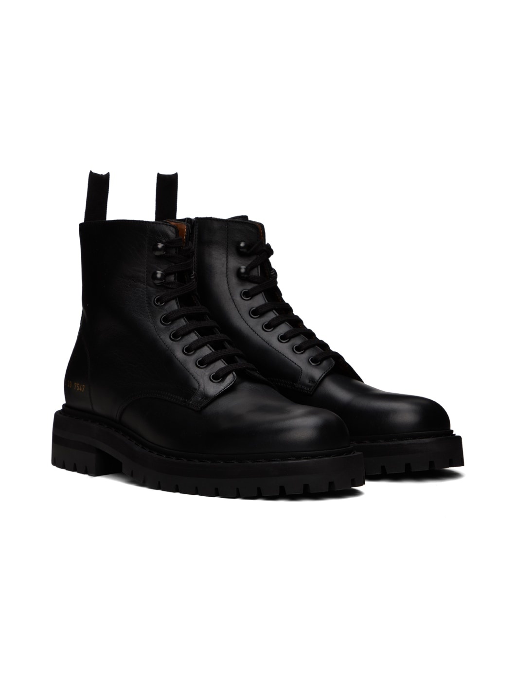 Black Combat Boots - 4