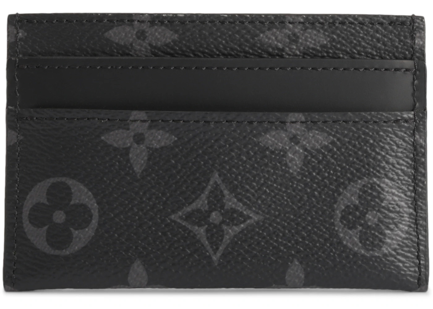 Louis Vuitton Card Holder Porte Cartes Double Monogram Eclipse Black/Grey - 2