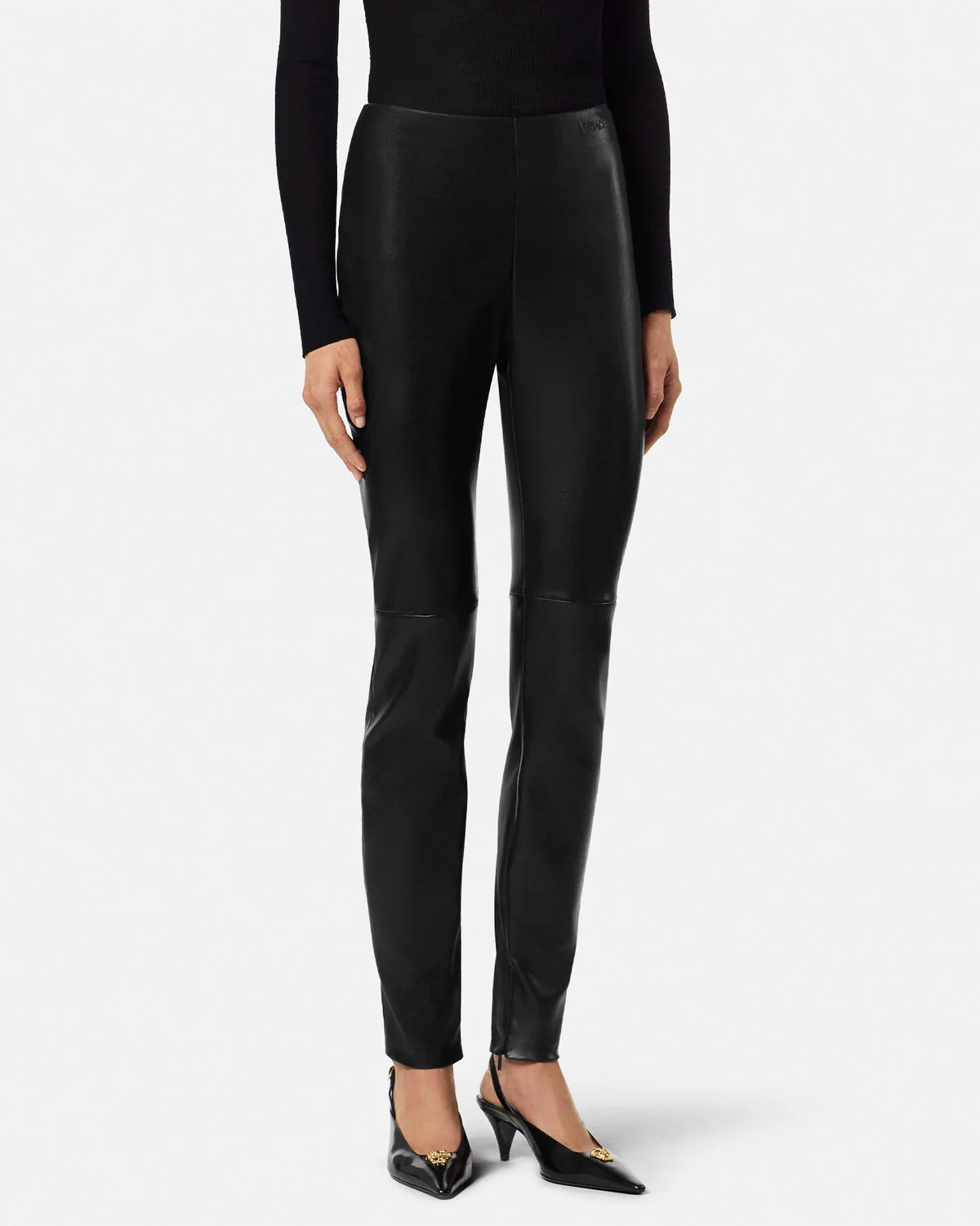 Plongé Leather Leggings - 4
