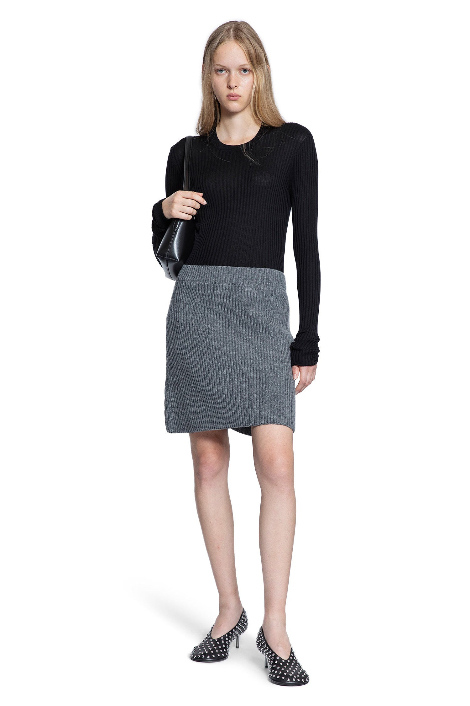 Wool-Knit-Mini-Skirt - 4