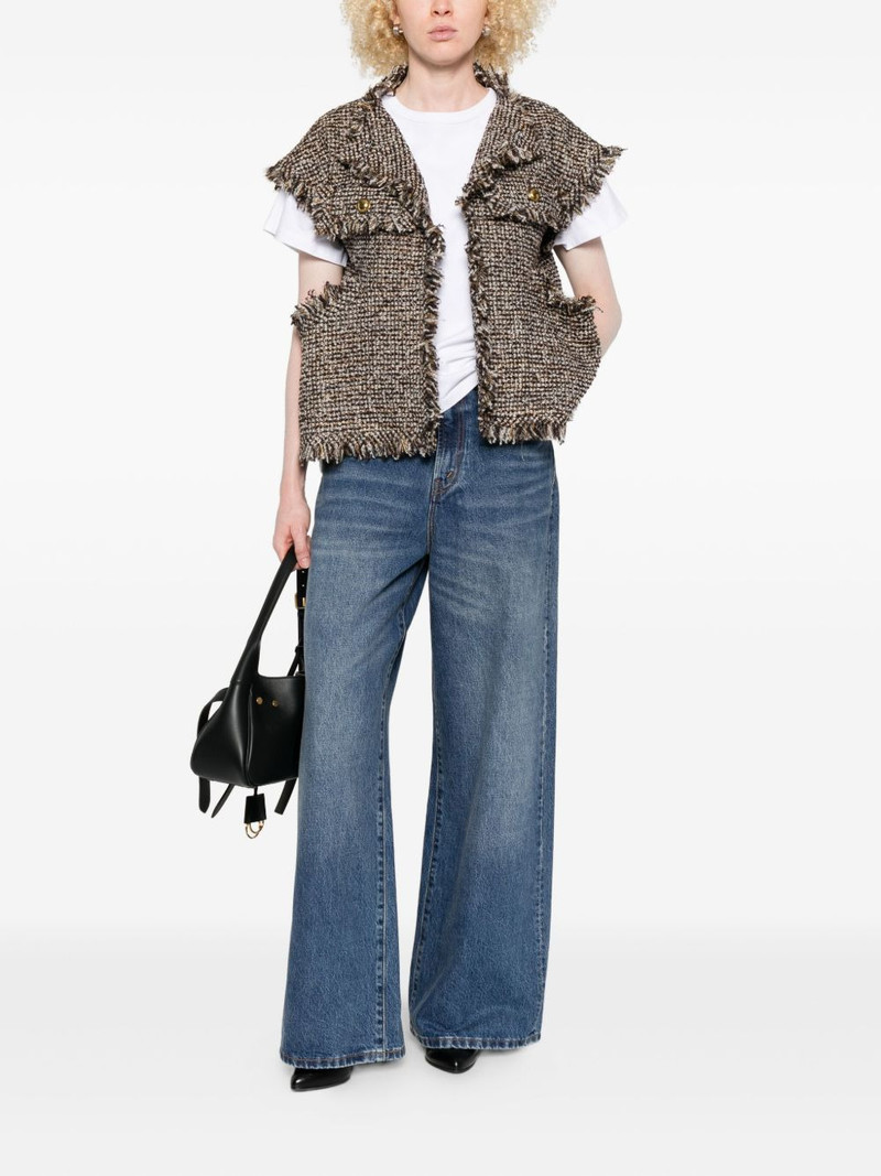 sacai wide-leg jeans outlook