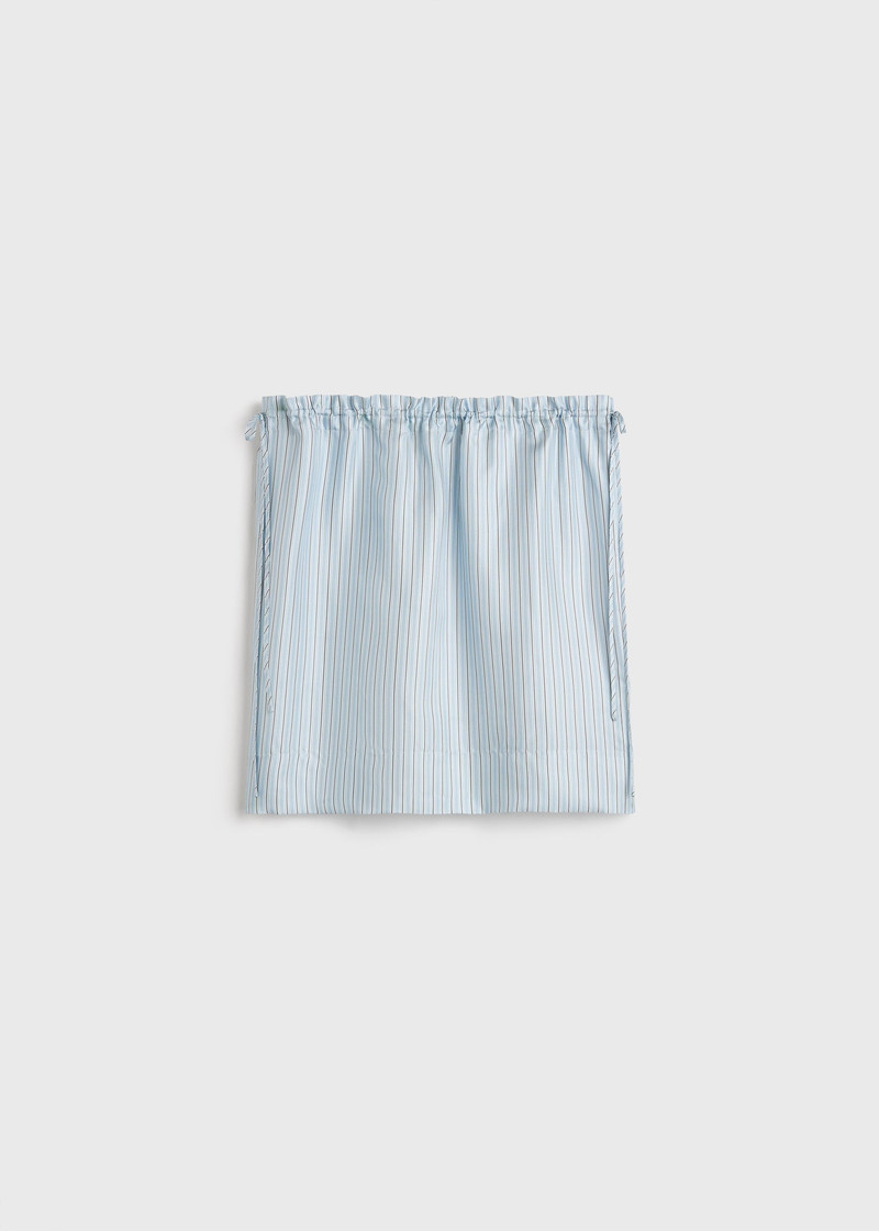 Striped mini skirt ice/white 1