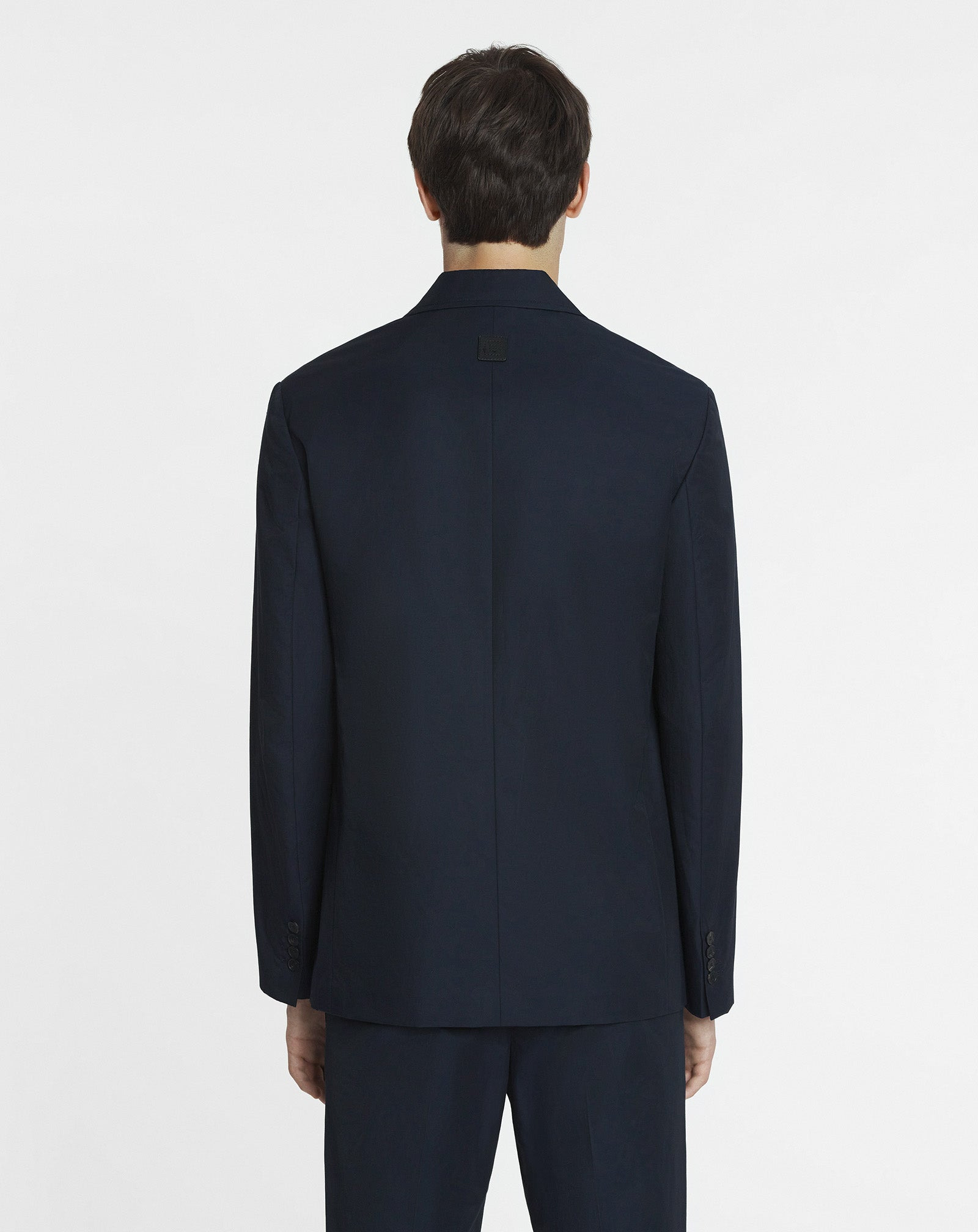 TECHNICAL COTTON STRAIGHT FIT JACKET - 4