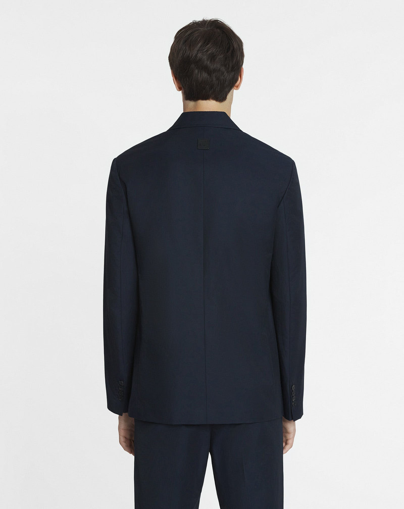 TECHNICAL COTTON STRAIGHT FIT JACKET 4