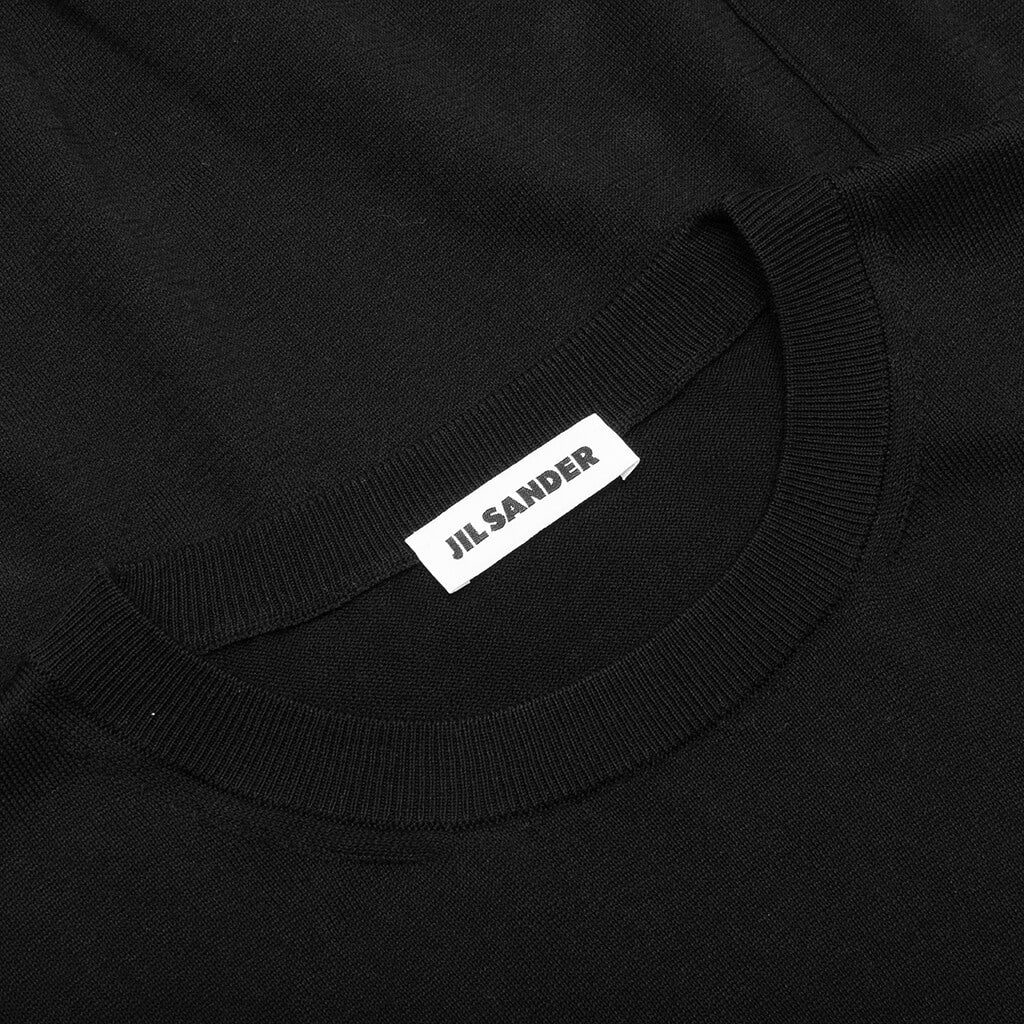 COTTON SWEATER - BLACK - 3