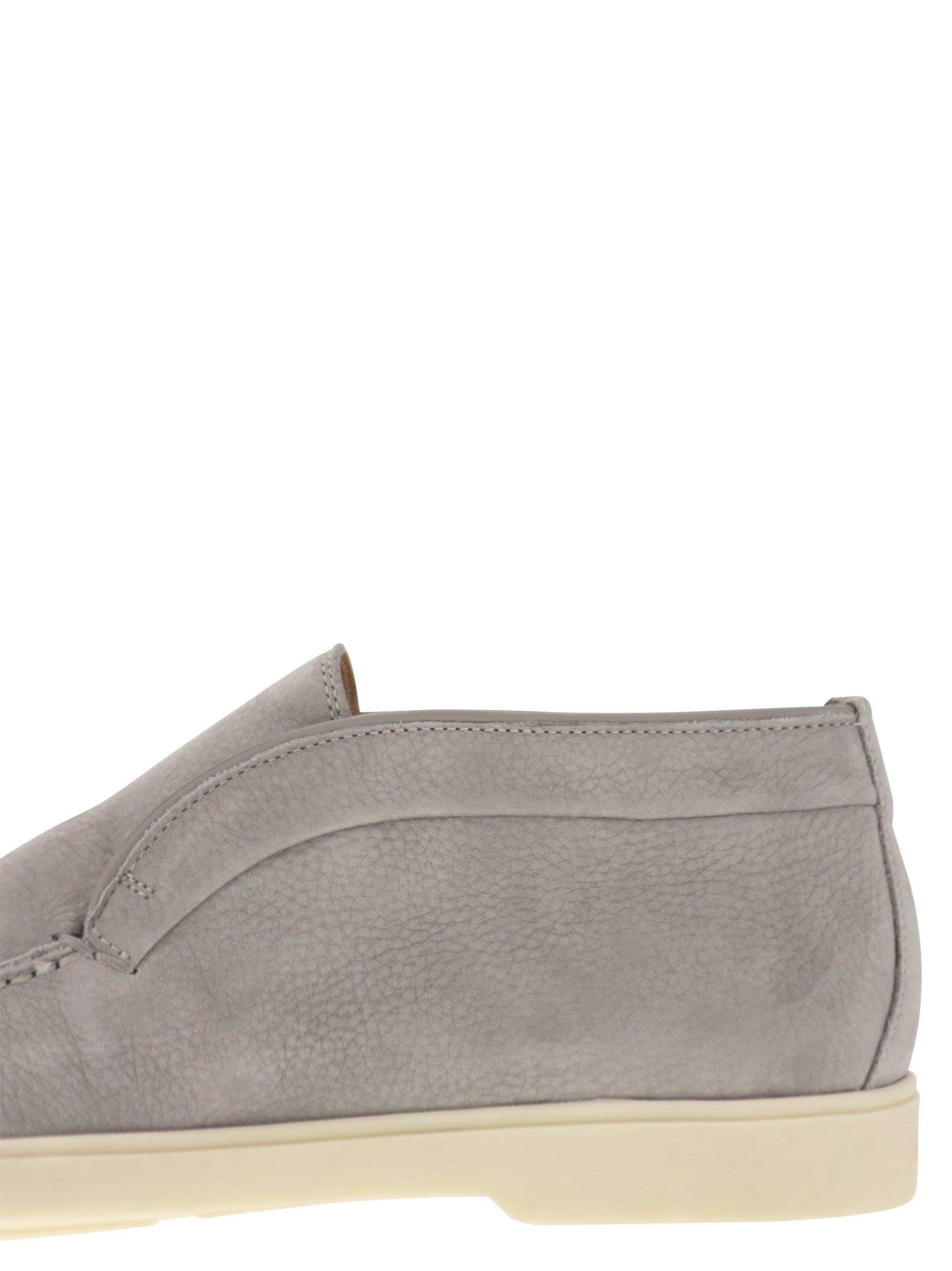 Santoni Women Desert Boot In Nubuck - 7
