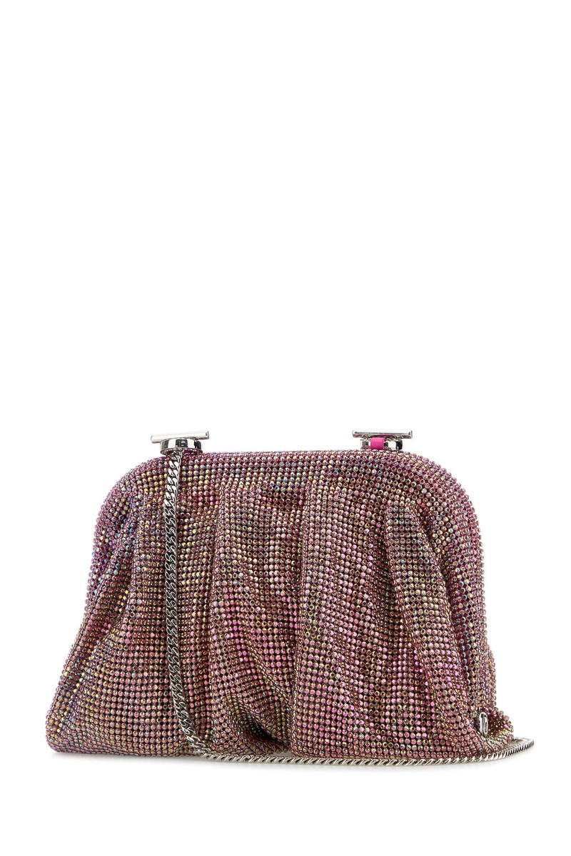 BENEDETTA BRUZZICHES Embellished fabric small Venus clutch outlook