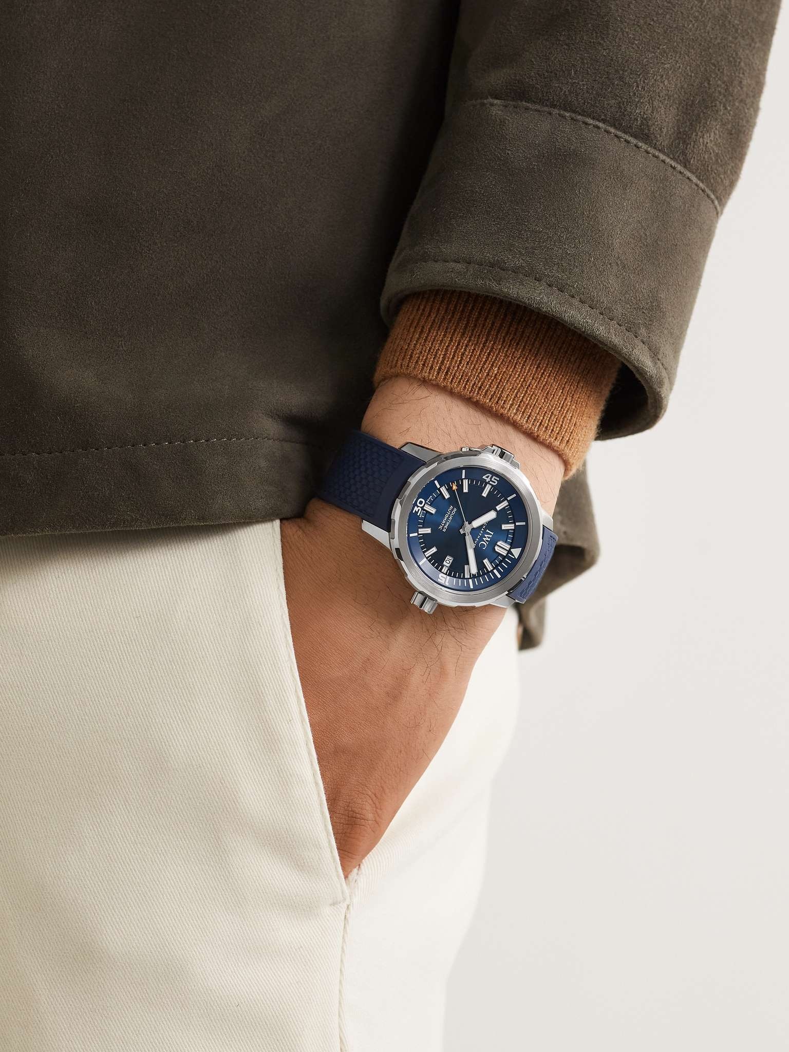 Aquatimer Expedition Jacques-Yves Cousteau Automatic 42mm Stainless Steel and Rubber Watch, Ref. No. - 2