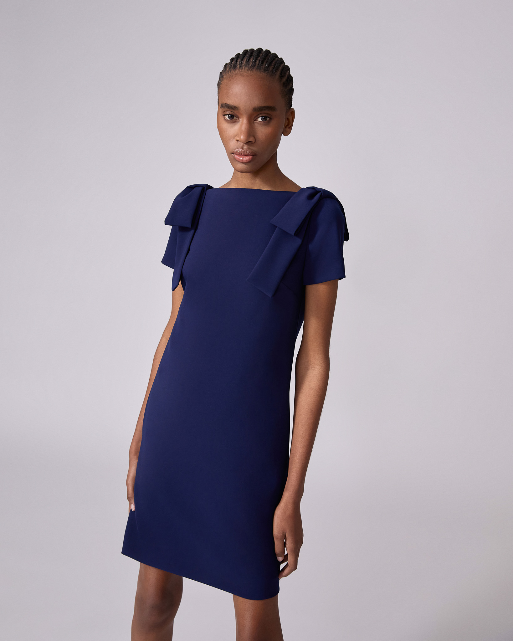 Shift Dress With Bows - 4