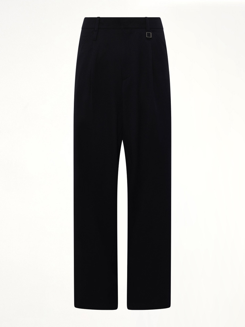 Wooyoungmi Wool Pleat Trouser in Navy outlook