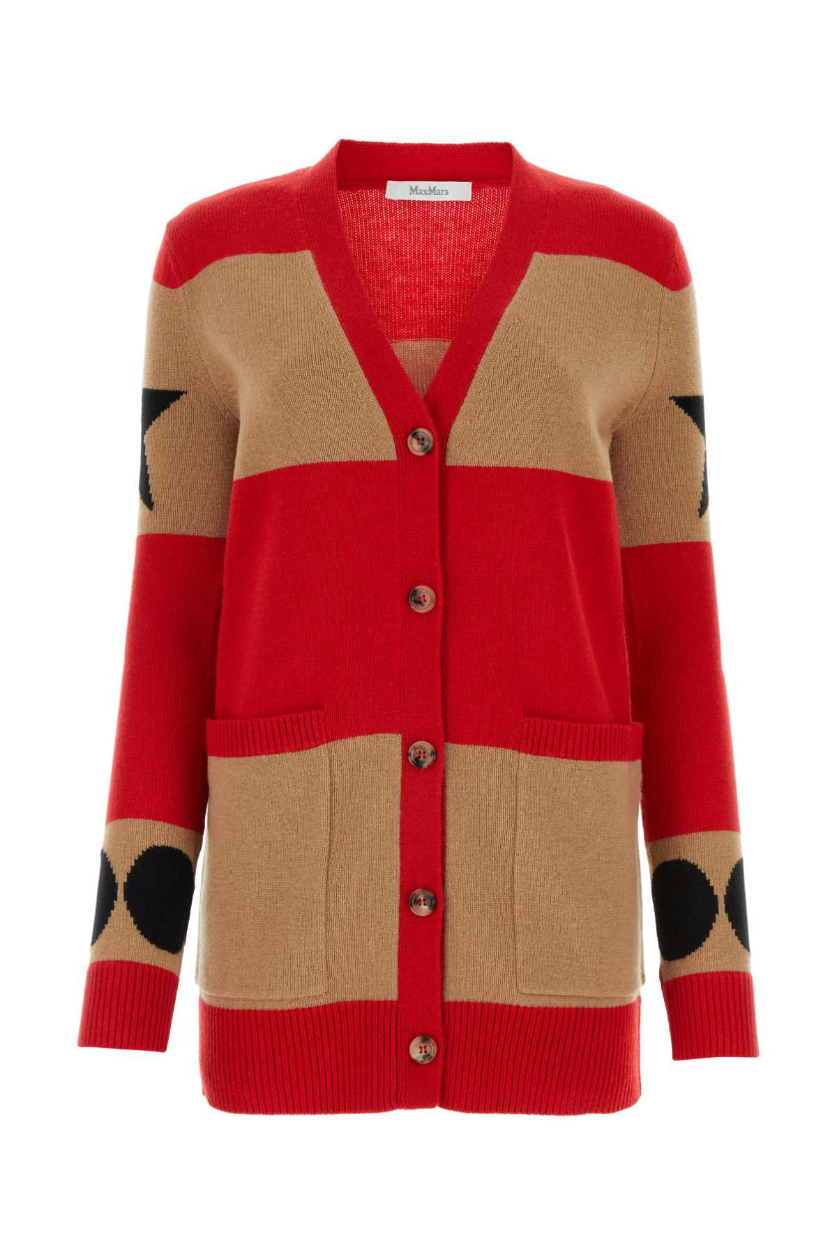 Max Mara Women Embroidered Wool Blend Valido Cardigan - 1