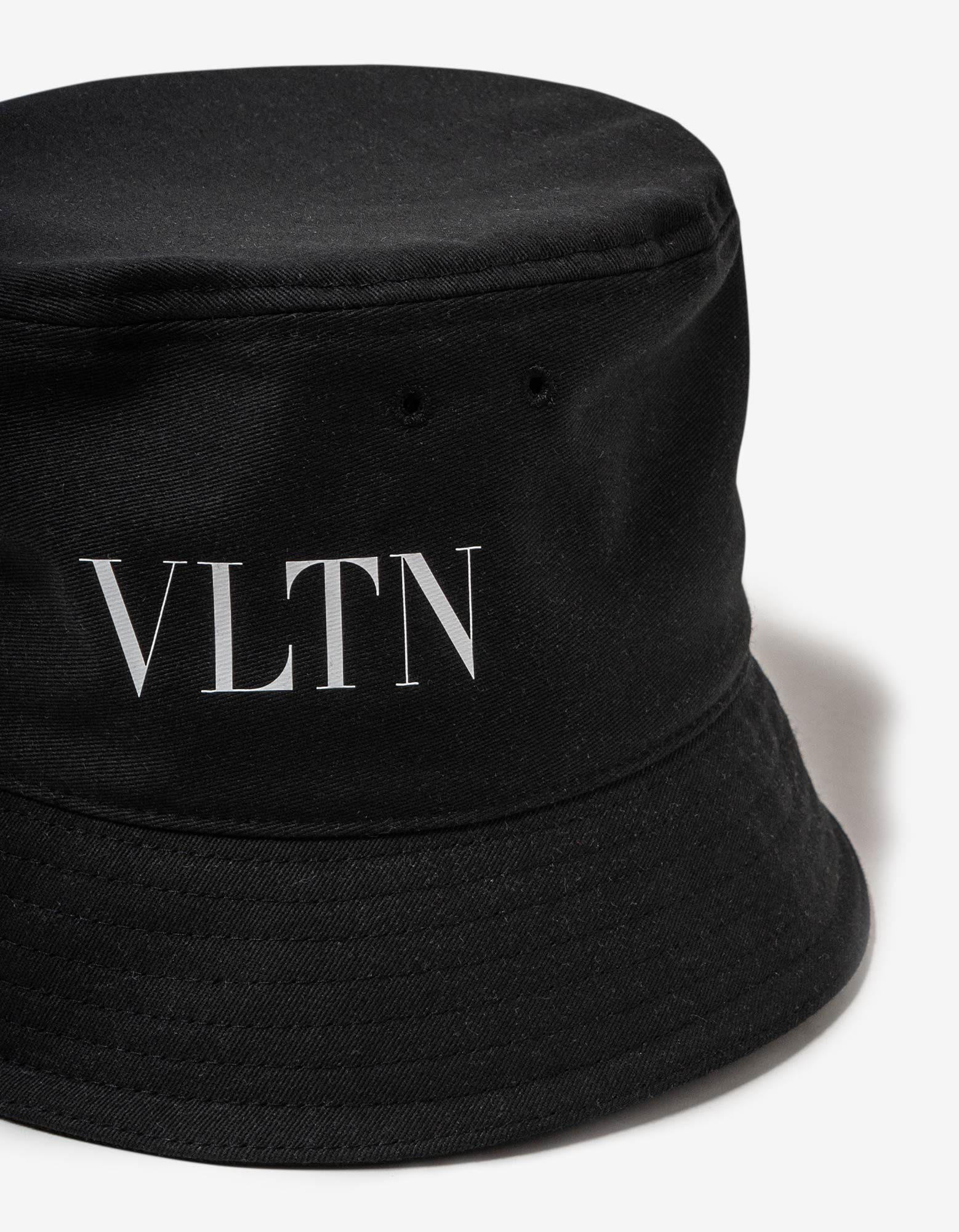 Valentino Black VLTN Bucket Hat - 2