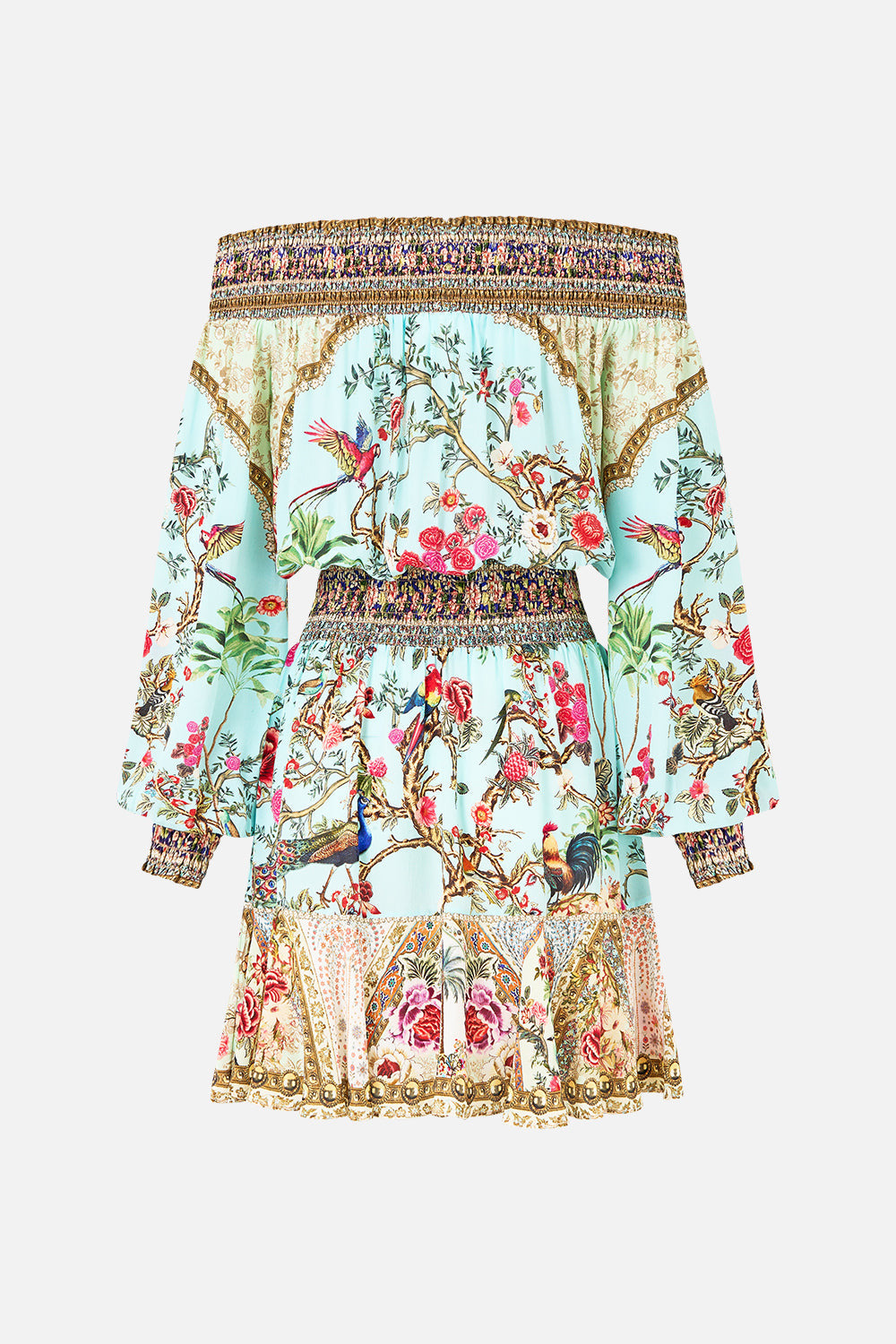 OFF SHOULDER SHORT DRESS - 7