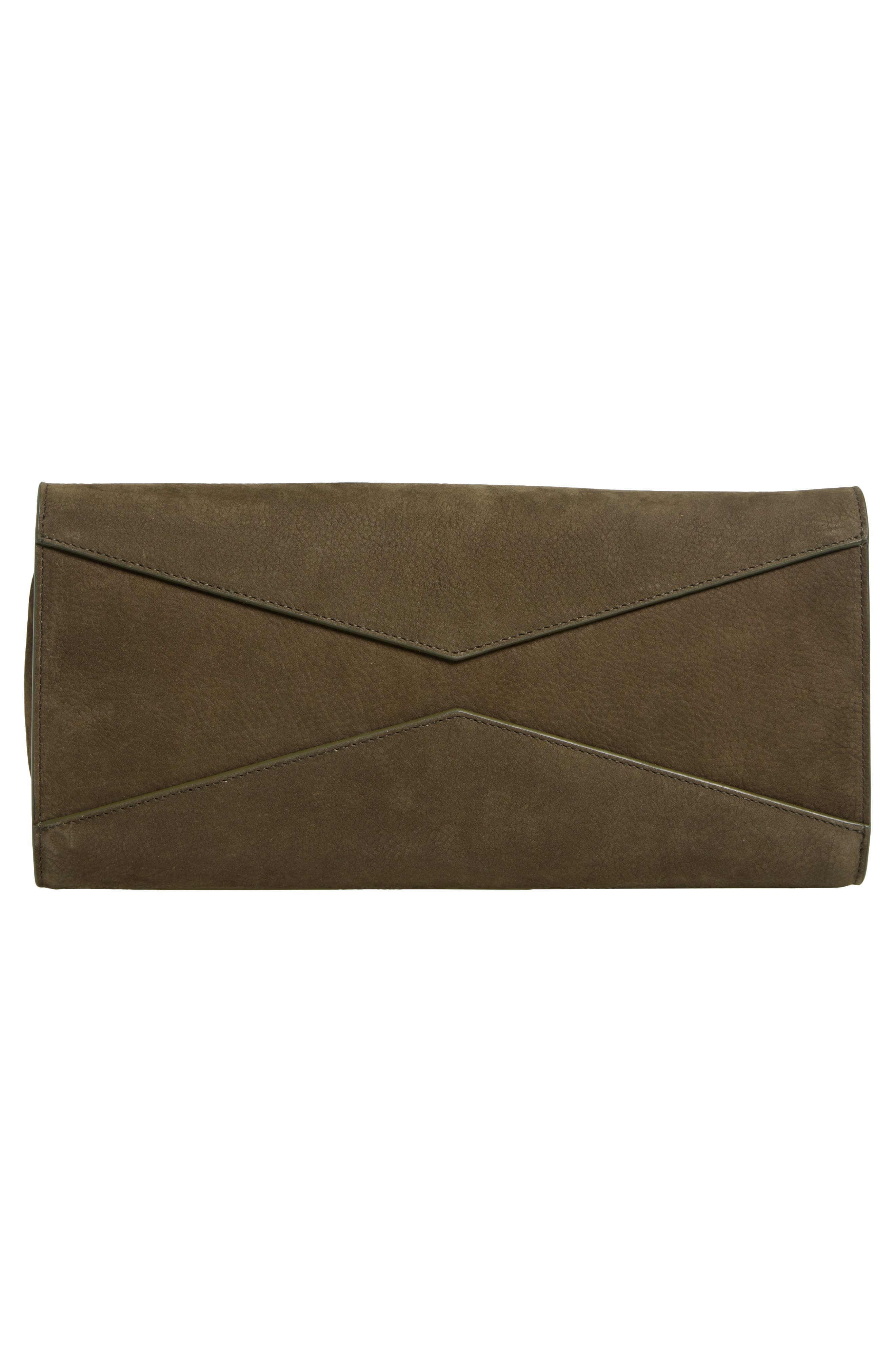 Alaïa Medium Le Click Suede Shoulder Bag in Khaki at Nordstrom - 5