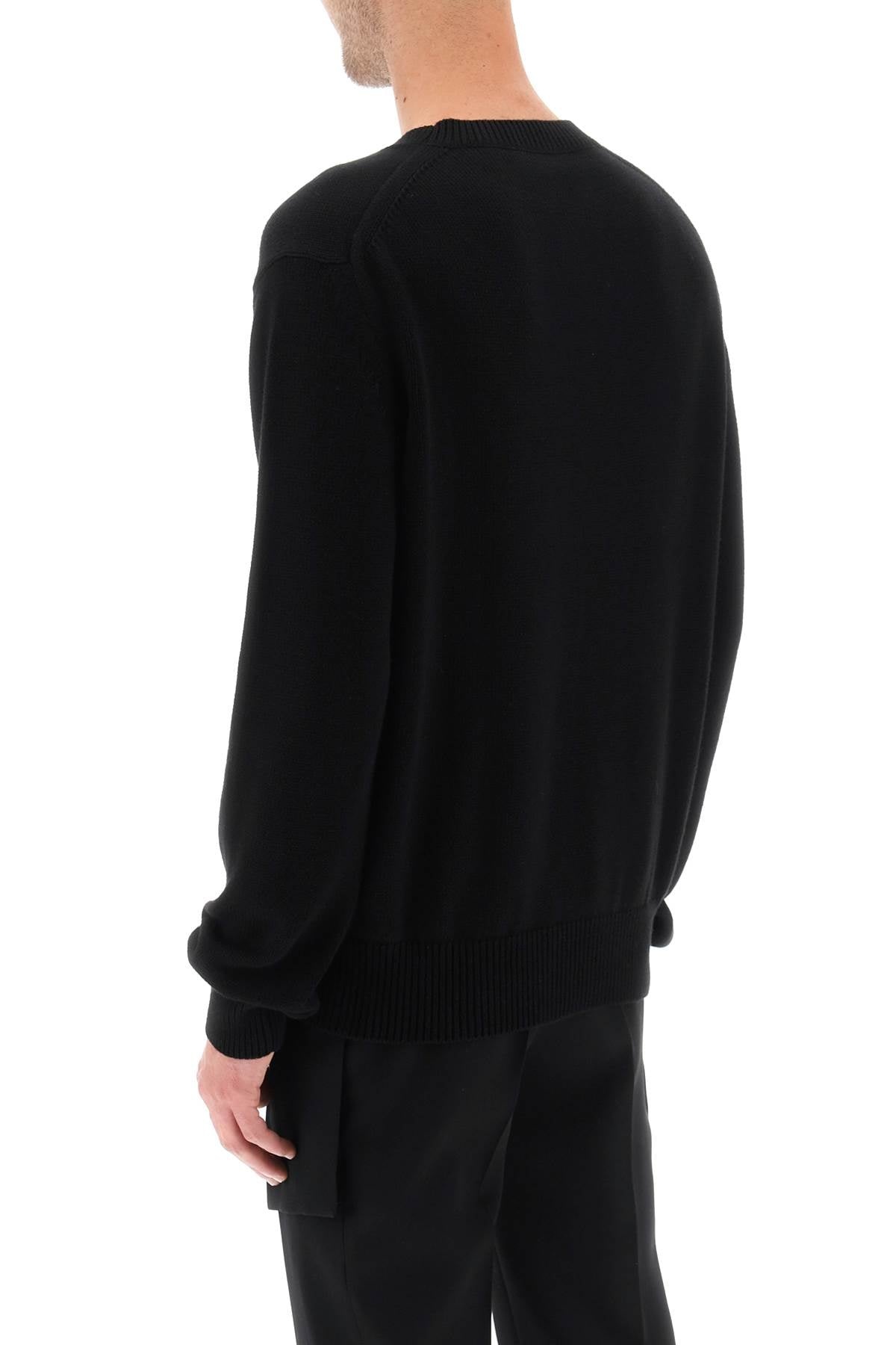 Alexander Mcqueen Sweater With Logo Embroidery - 3