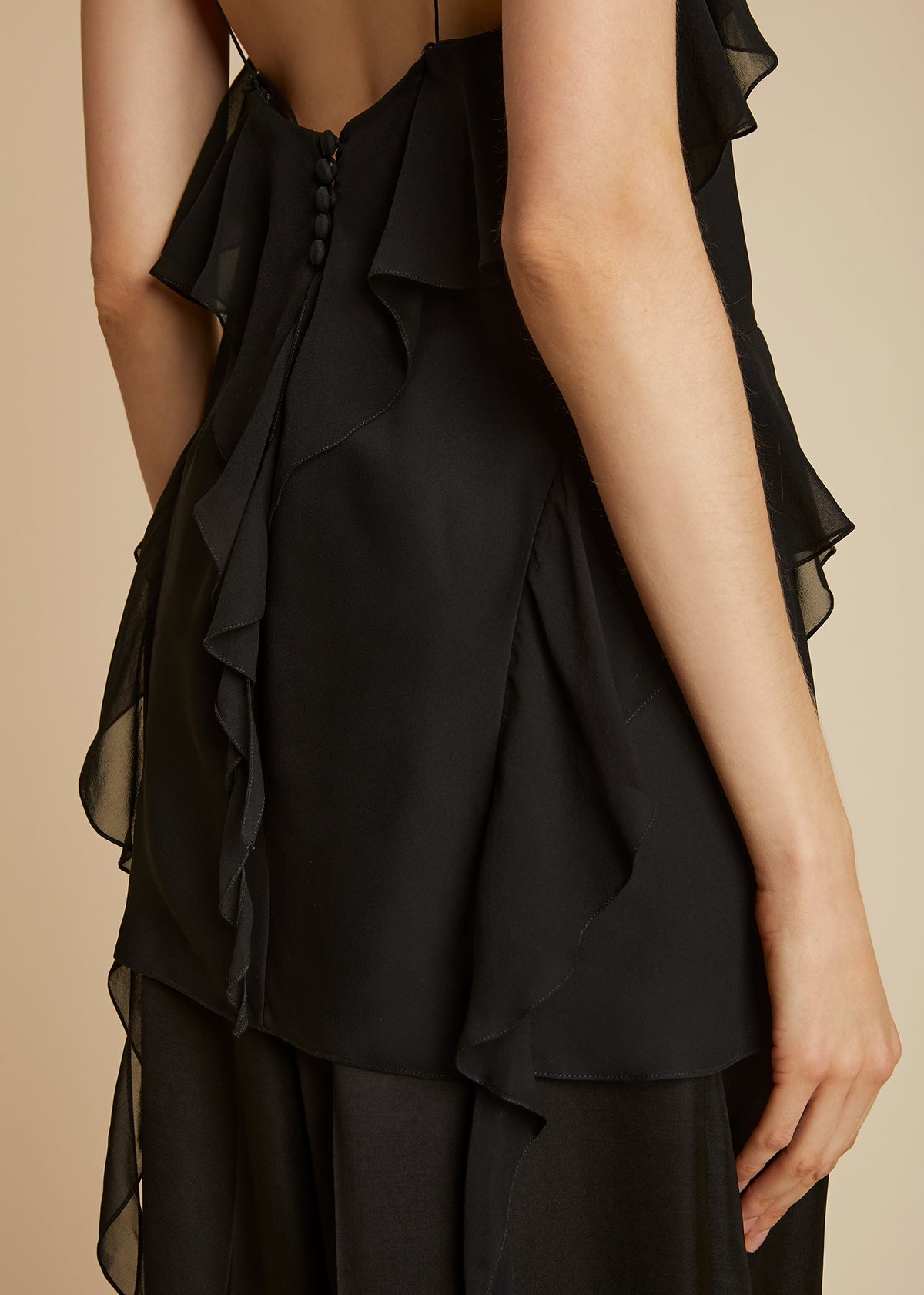 The Piet ruffled silk top - 9