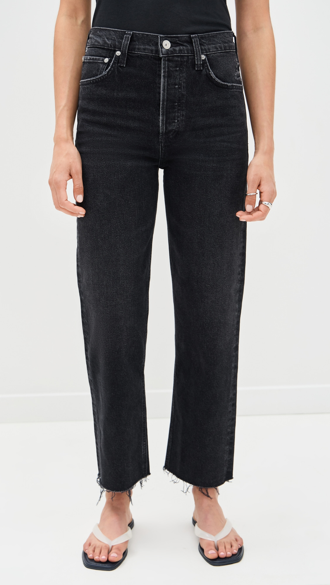Florence Wide Straight Jeans - 6