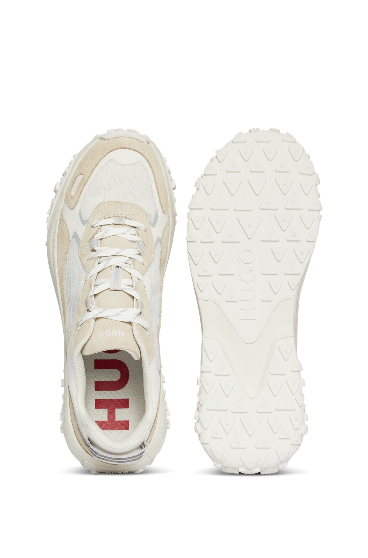 MIXED-MATERIAL TRAINERS WITH RIPSTOP MESH - 4