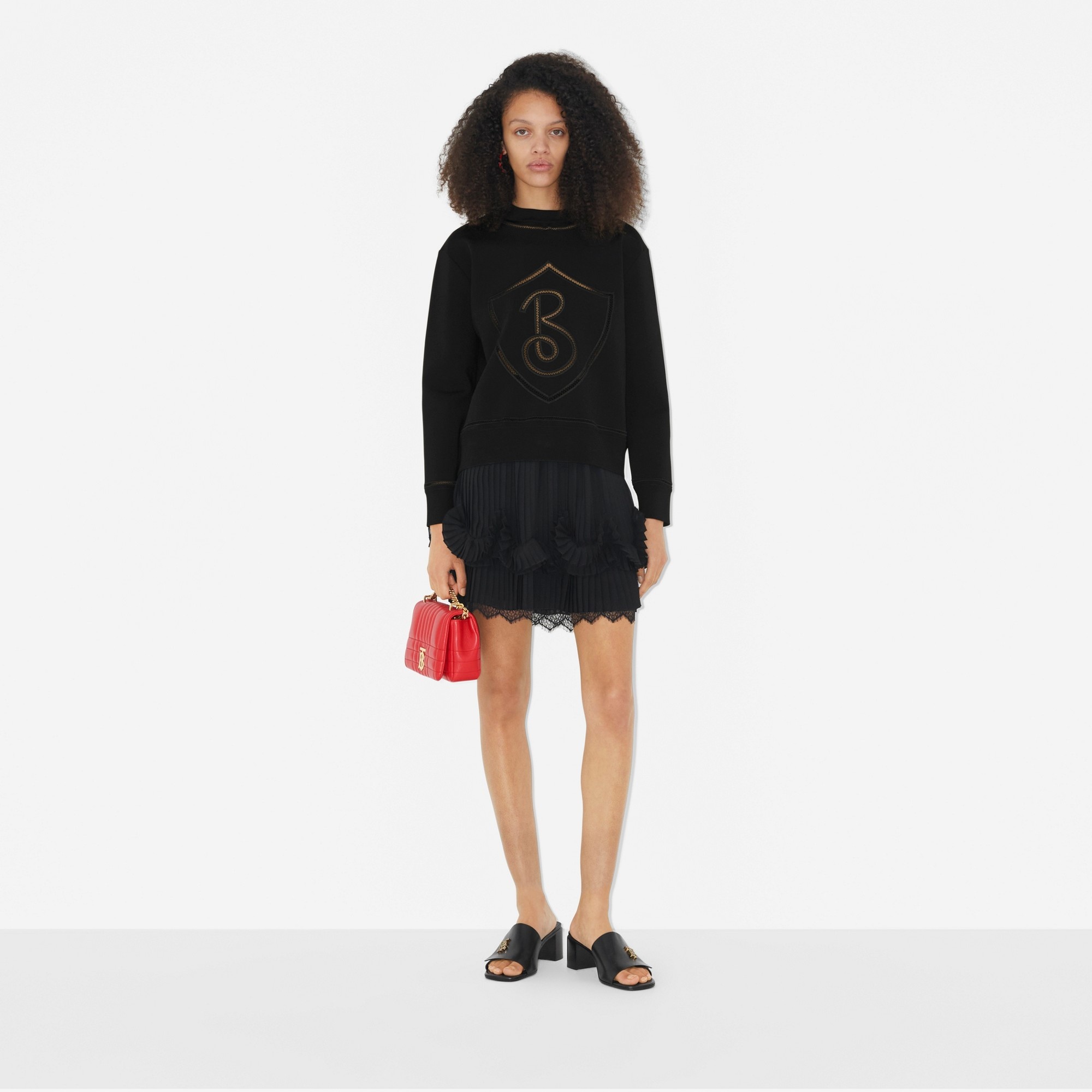 Letter Graphic Viscose Blend Sweater - 2