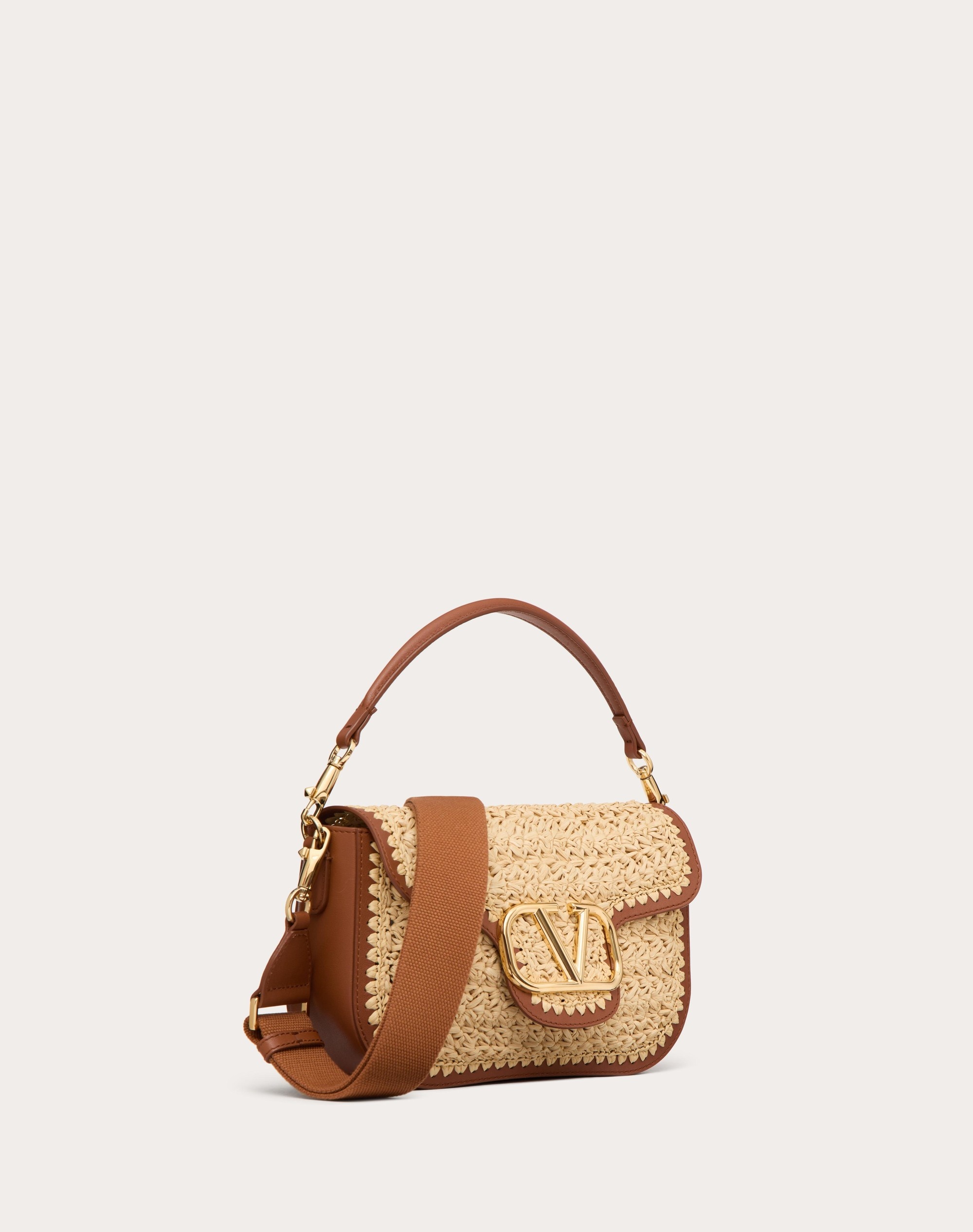 VALENTINO GARAVANI ALLTIME RAFFIA SHOULDER BAG - 3
