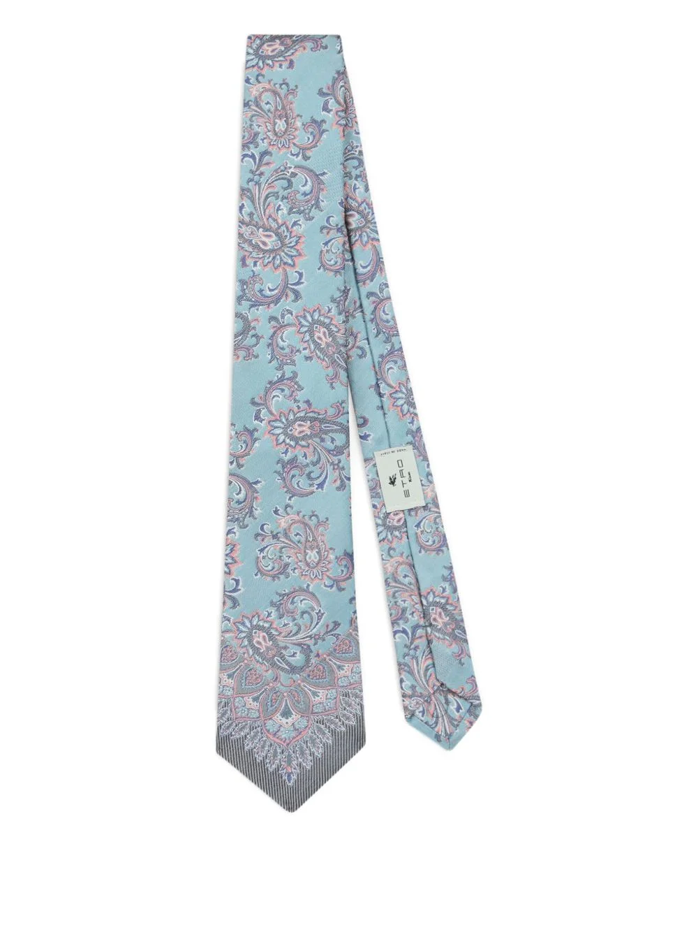 jacquard floral tie - 1