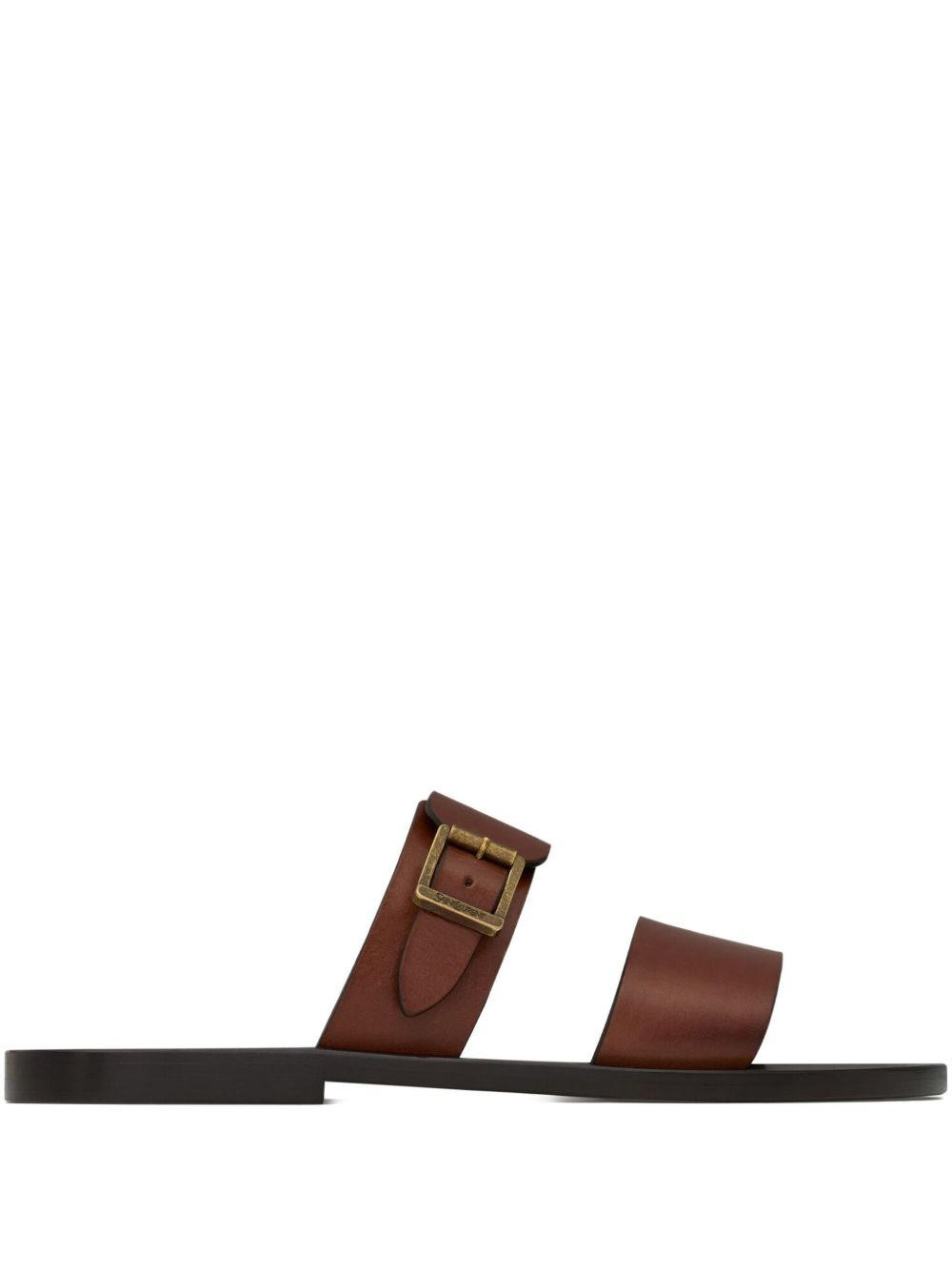 buckle-fastening leather sandals - 1