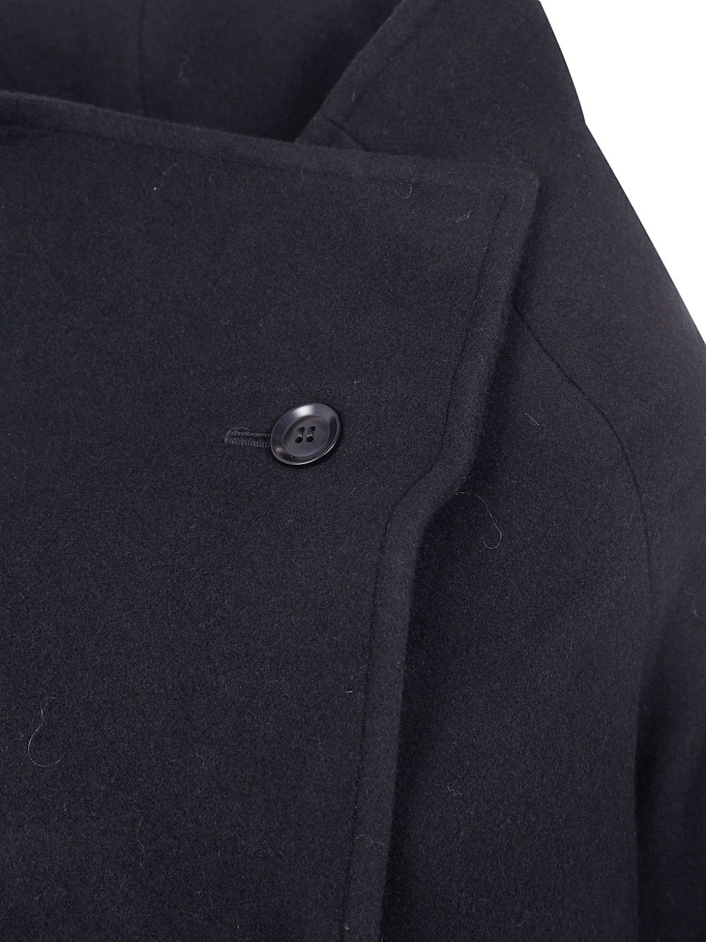 asymmetric-fastening single-bresated coat - 3
