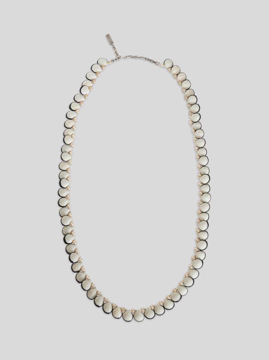 PEARL AND SHELL NECKLACE - 1