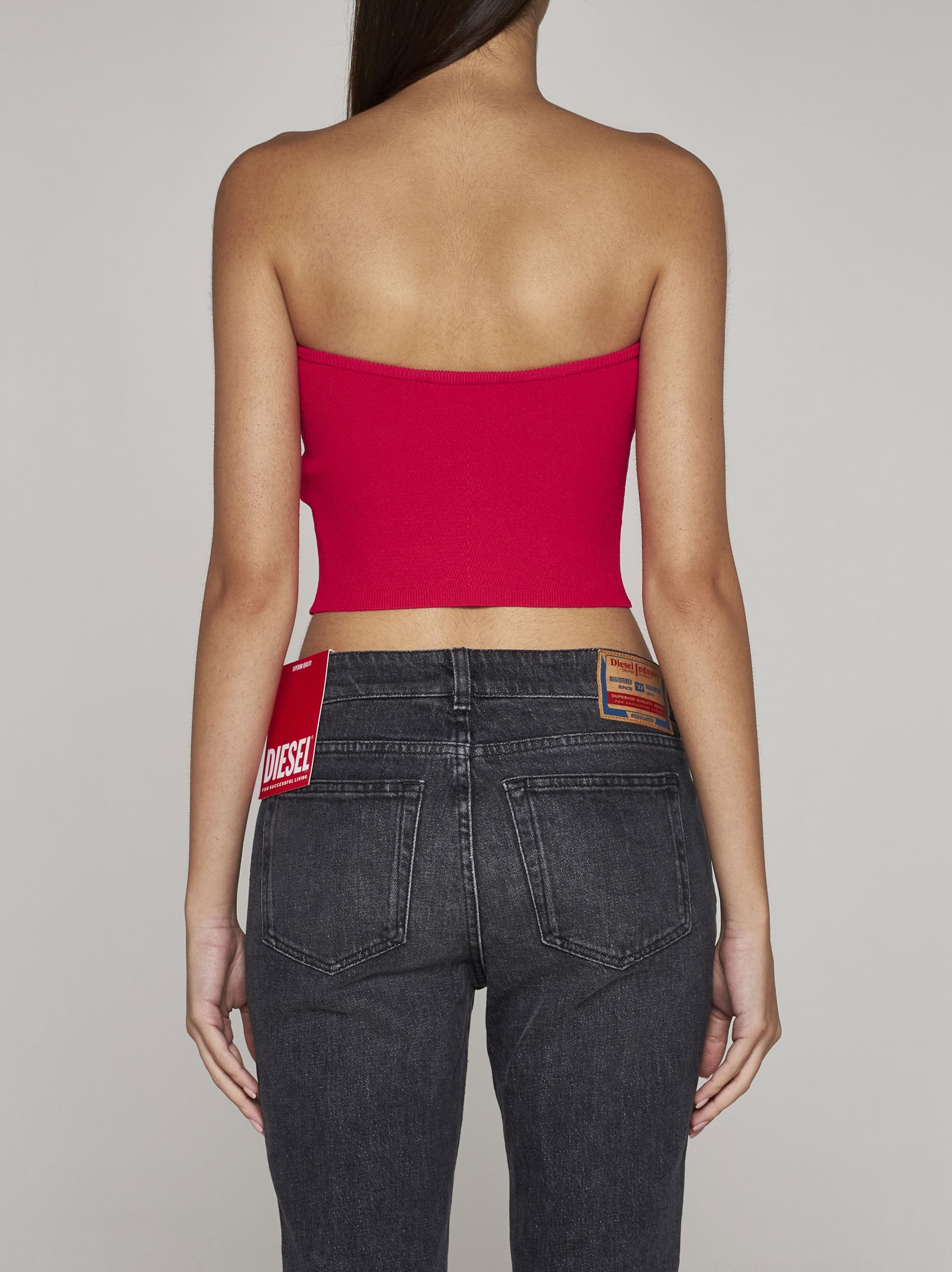 ★DIESEL★ M Clarksville Knit Top Red A130190DLAX42A A130190 M-CLARKSVILLE-A TOP RED | Diesel | Tuchuzy