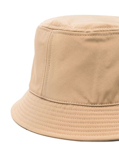 Moncler logo patch bucket hat outlook