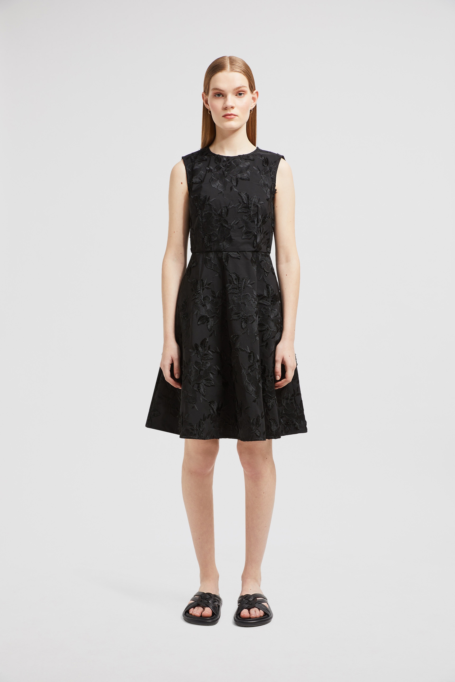 Floral Gabardine Dress - 3