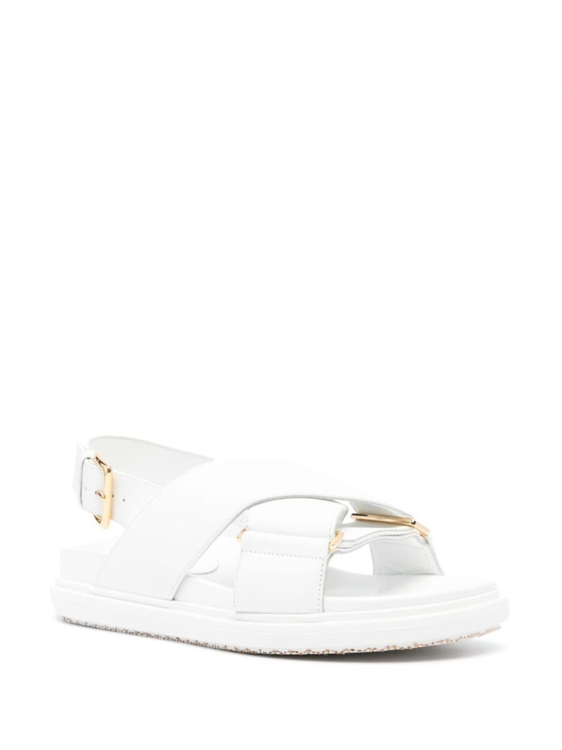 Marni Fussbett leather sandals outlook