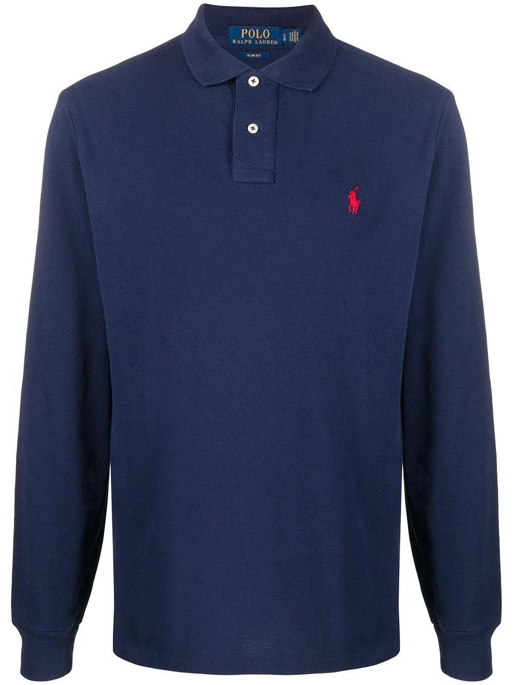long-sleeved polo shirt - 1