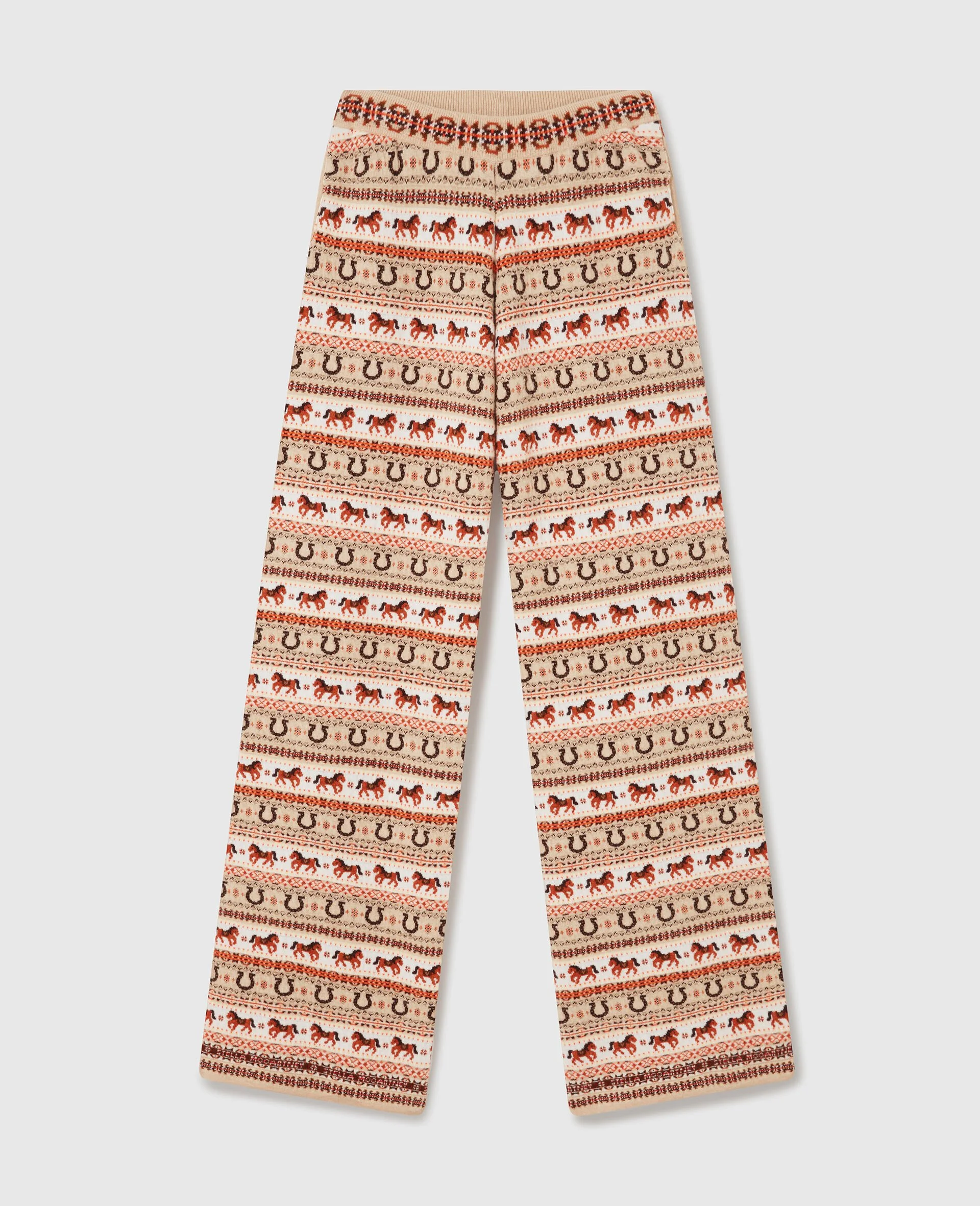 Fair Isle Wool Pants - 1