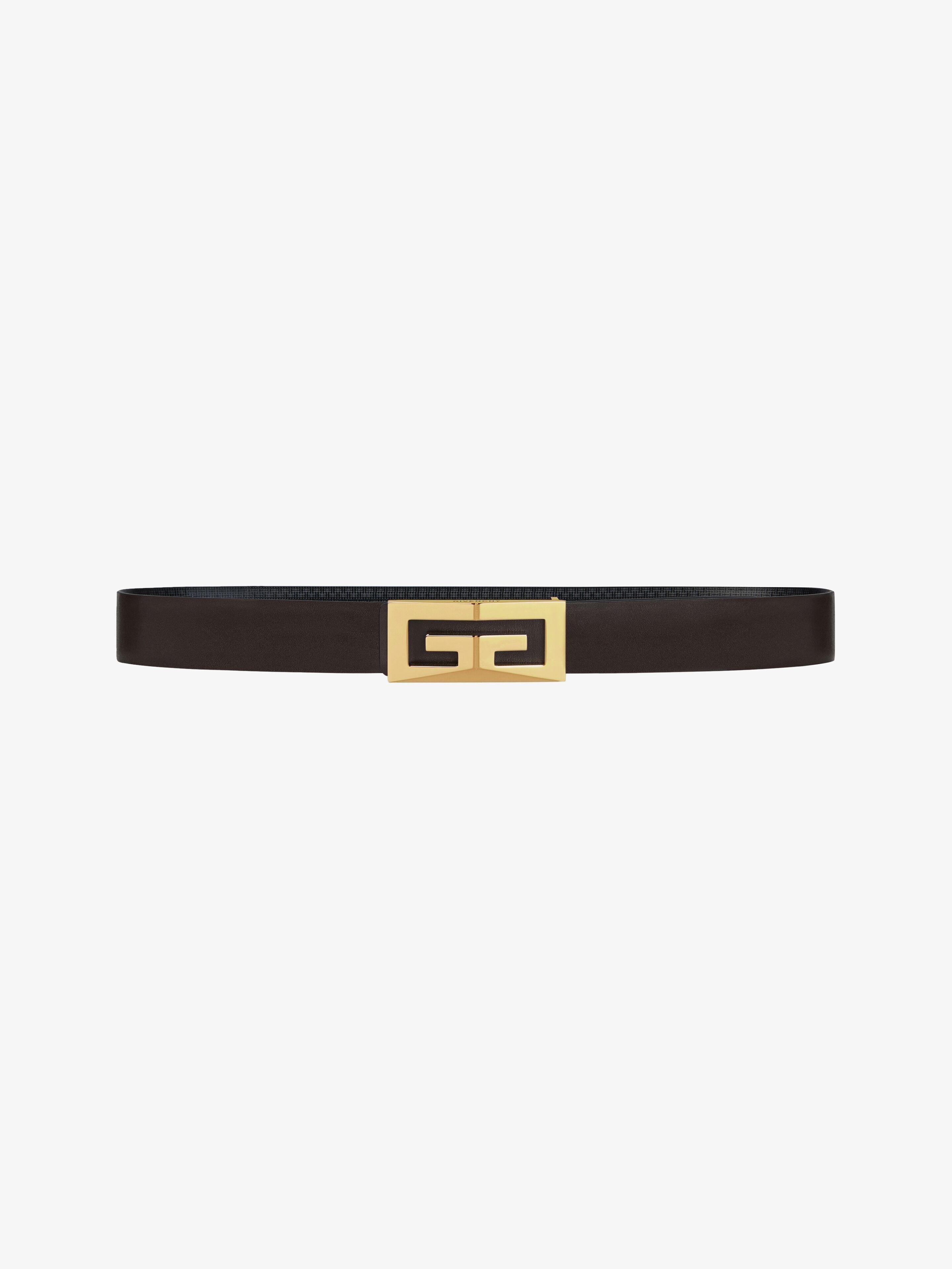 2G REVERSIBLE BELT IN MICRO 4G LEATHER - 2