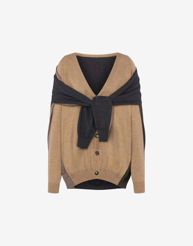CARDIGAN IN WOOL LAYER UP - 1