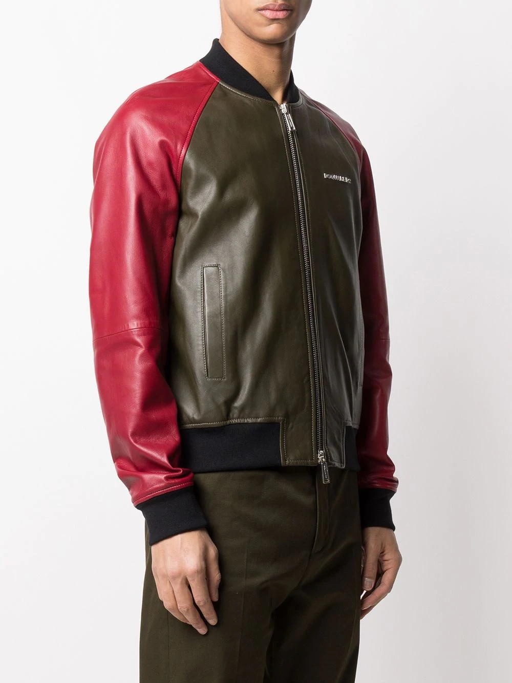 colour-block bomber jacket - 3