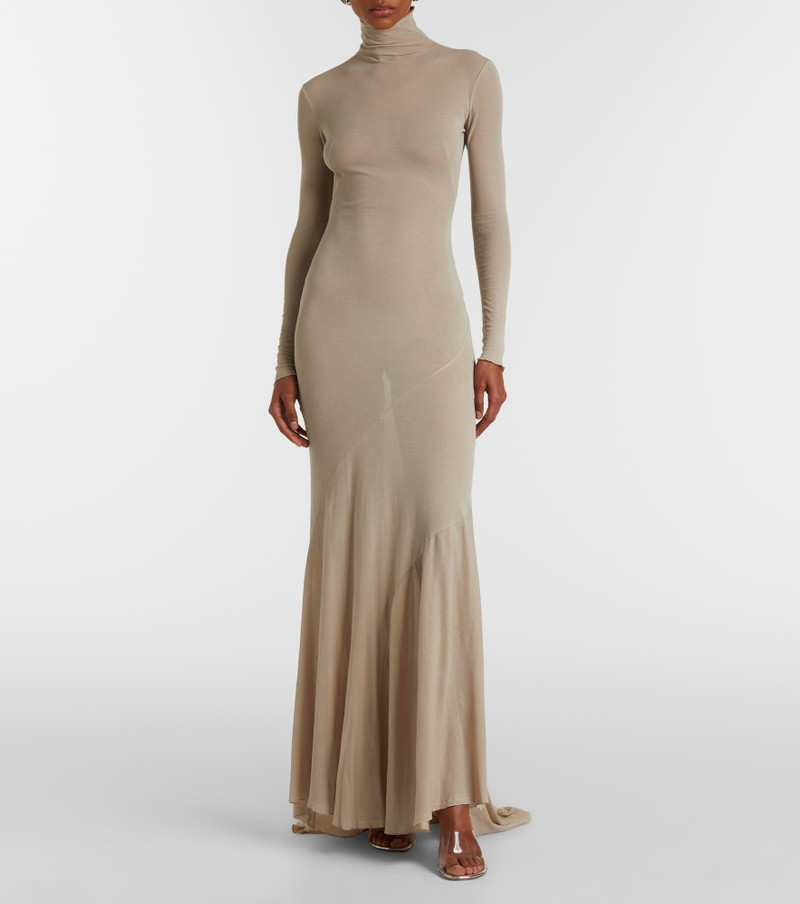 MUGLER Cotton jersey gown outlook