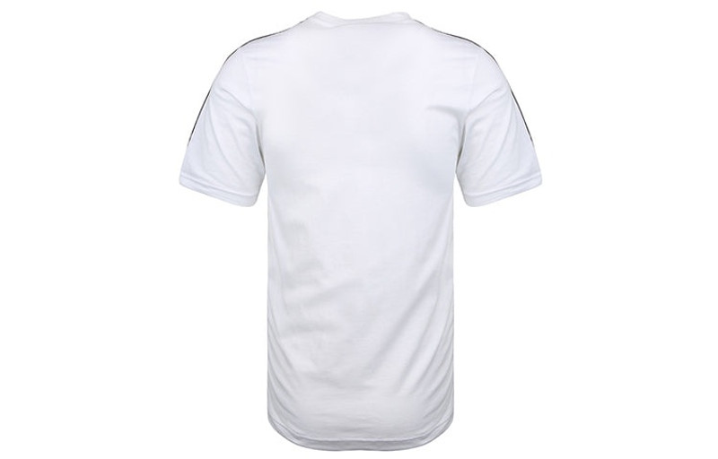 adidas adidas E 3S Tee Classic Stripe Training Sports Round Neck Short Sleeve White DU0441 outlook