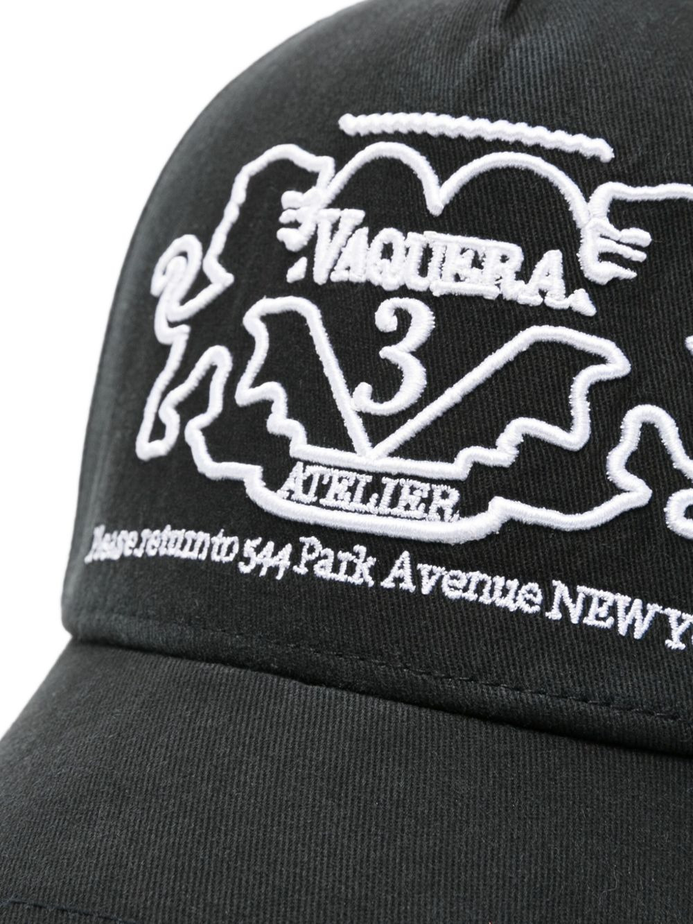embroidered-logo cap - 3