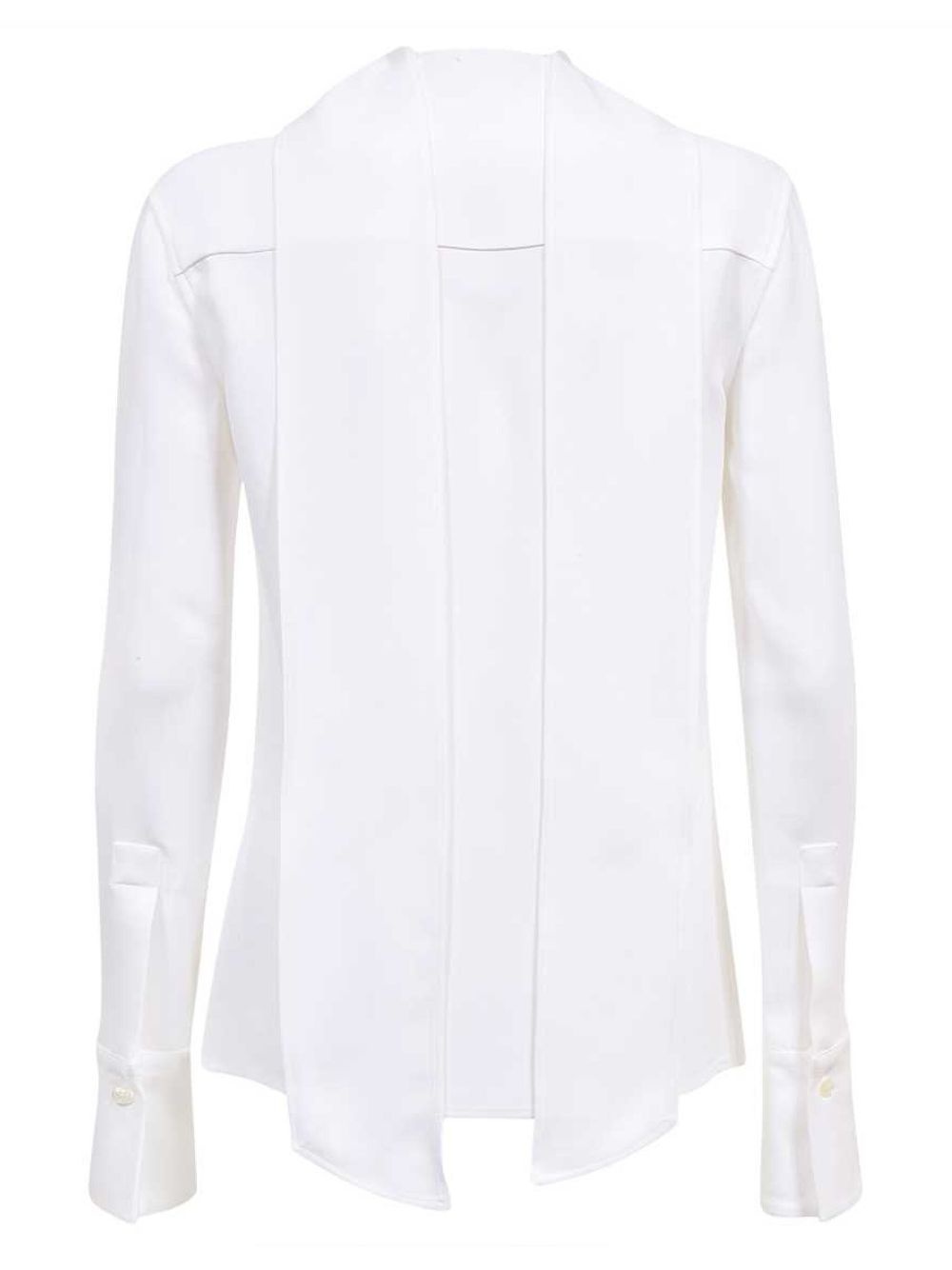 Sash high-neck shirt - 2