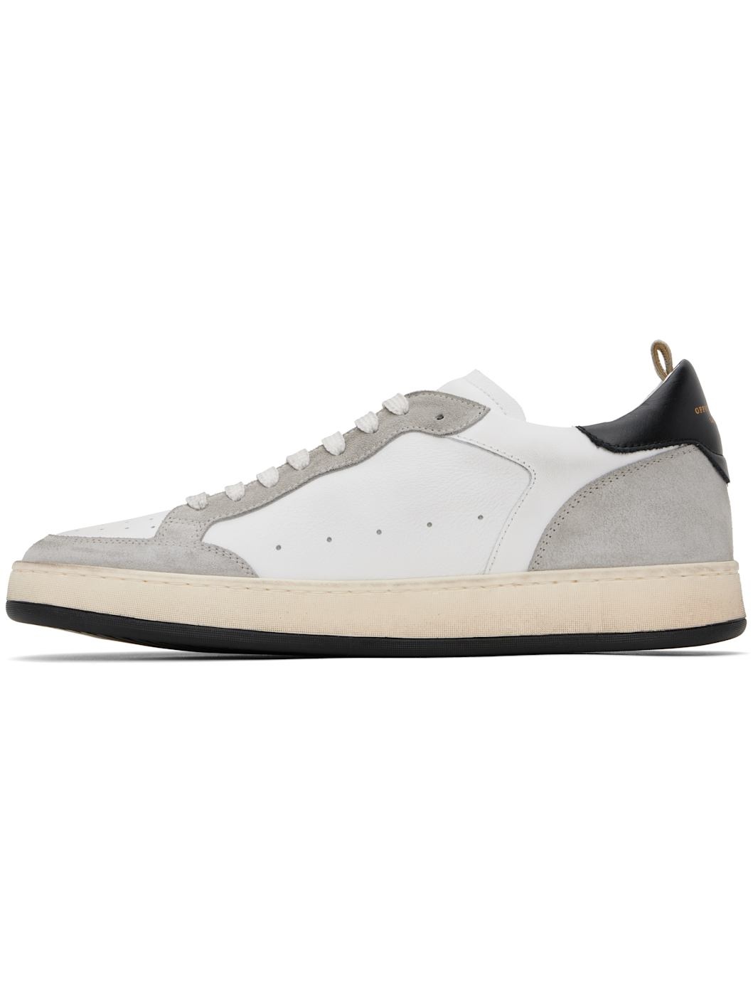 White & Gray Magic 001 Sneakers - 5